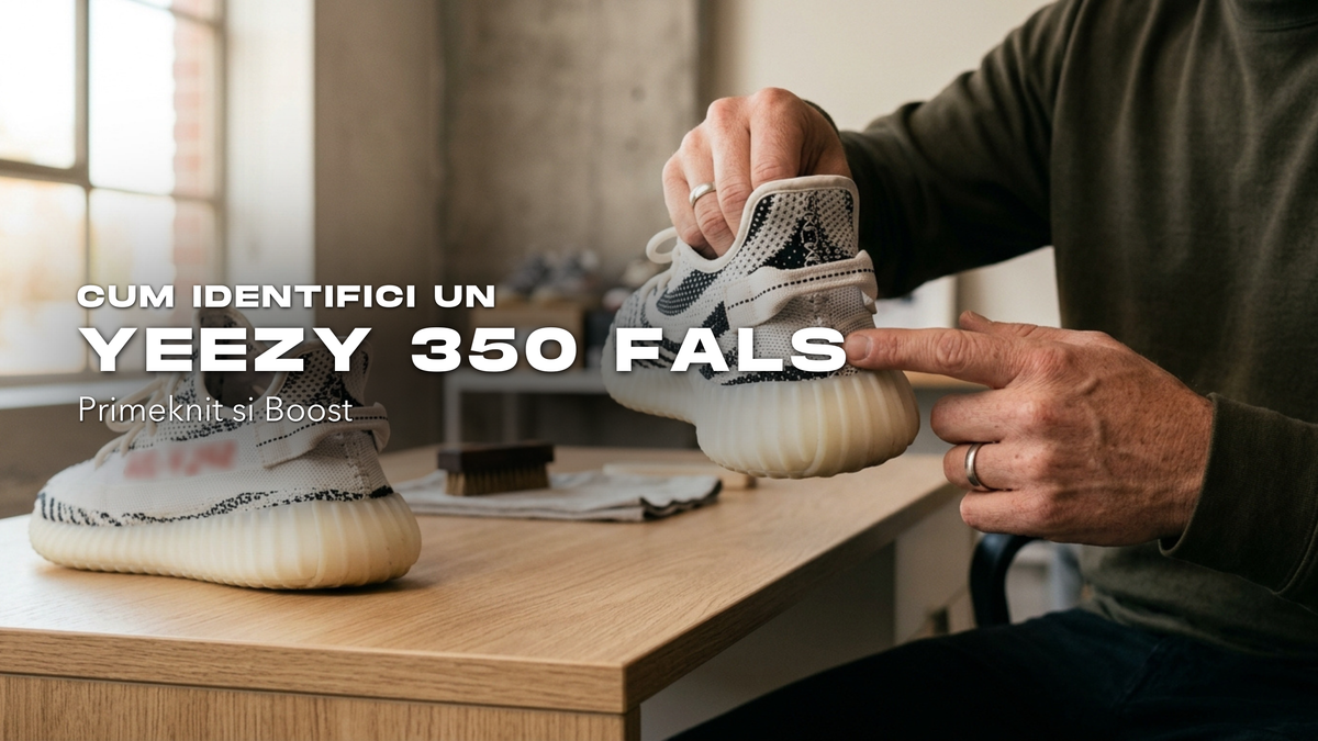 Cum identifici un Yeezy 350 fals: Primeknit si Boost