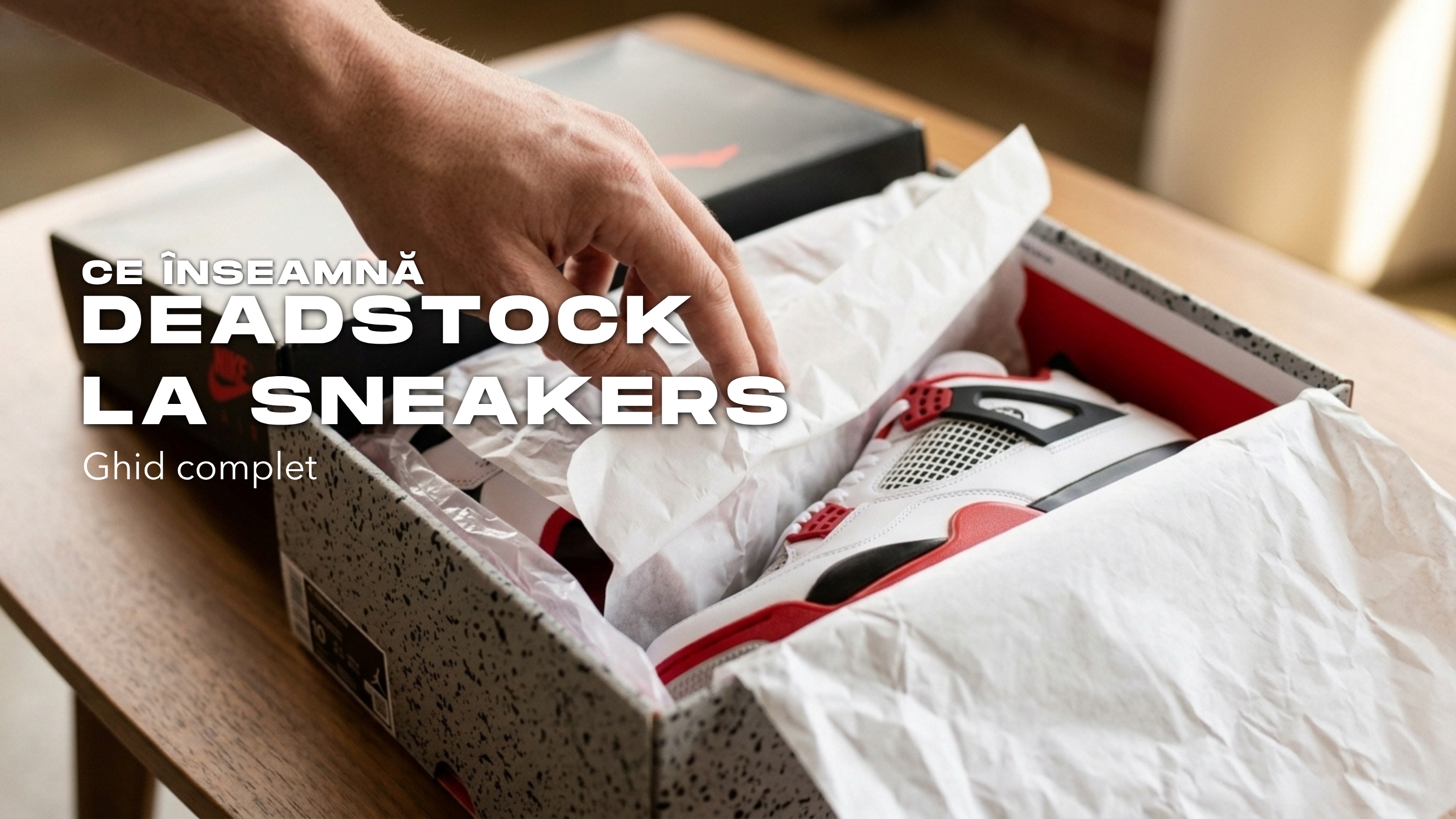 Ce inseamna deadstock la sneakers: ghid complet