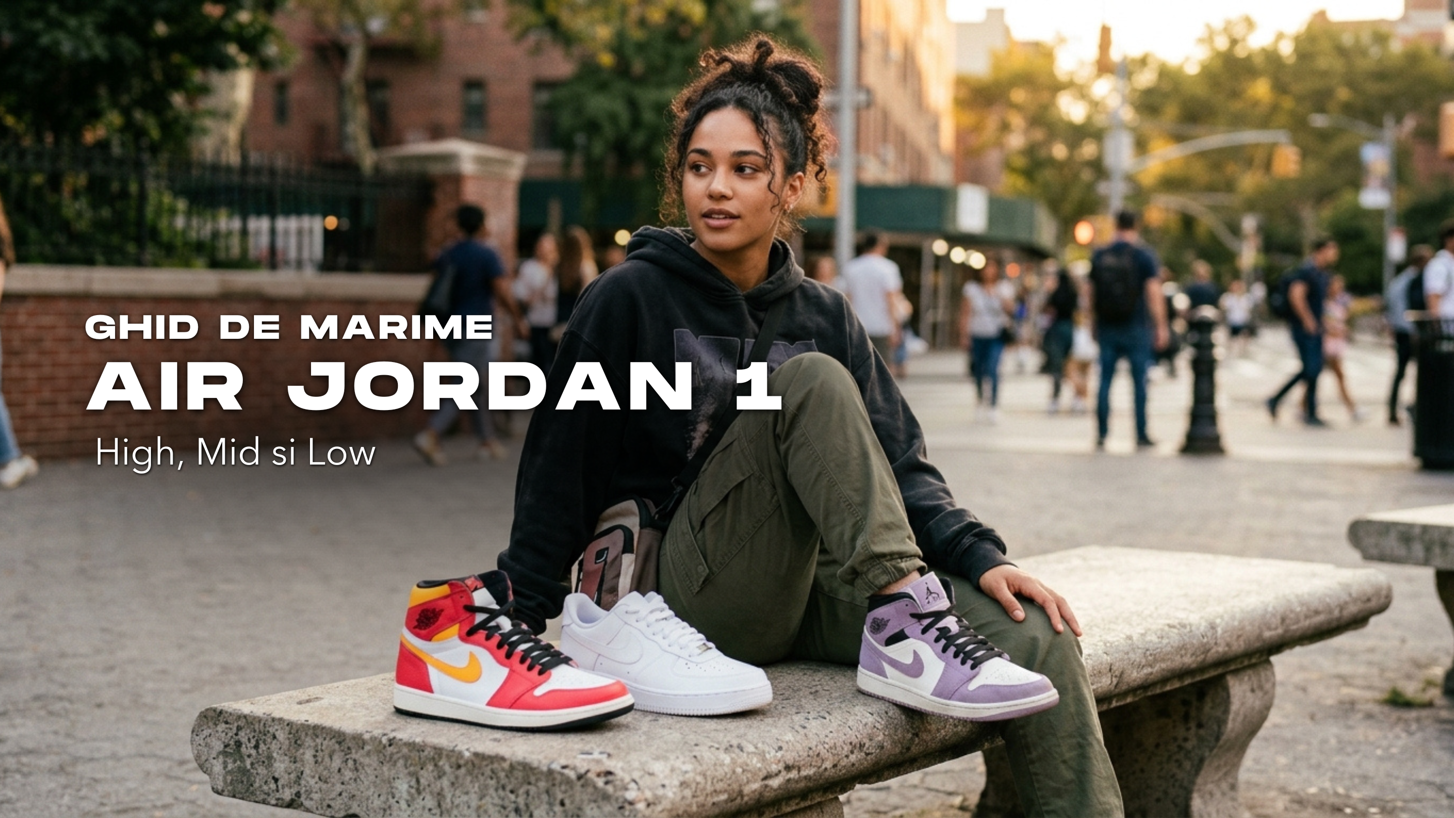 Ghid de marime Air Jordan 1: High, Mid si Low