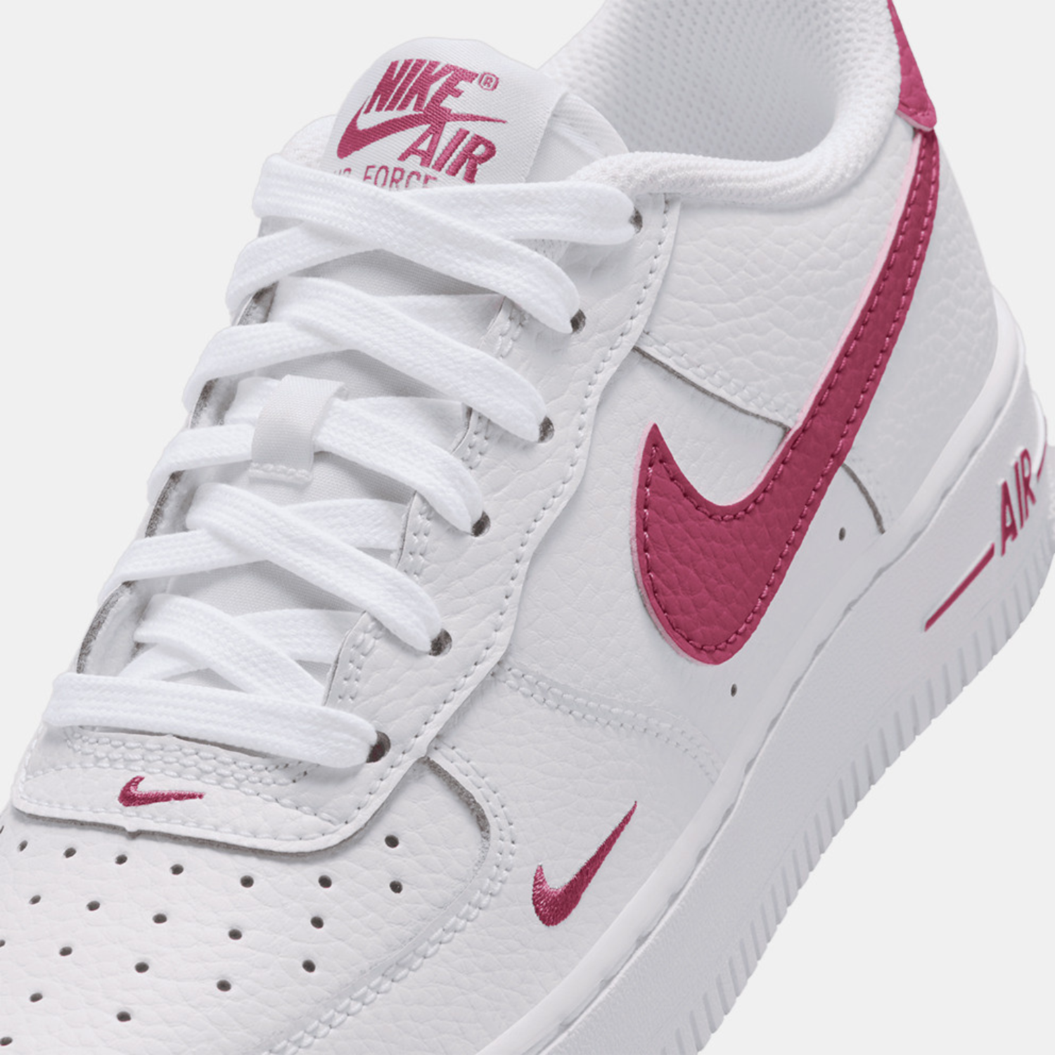 Nike Air Force 1 Low MS (GS) "White Pink"