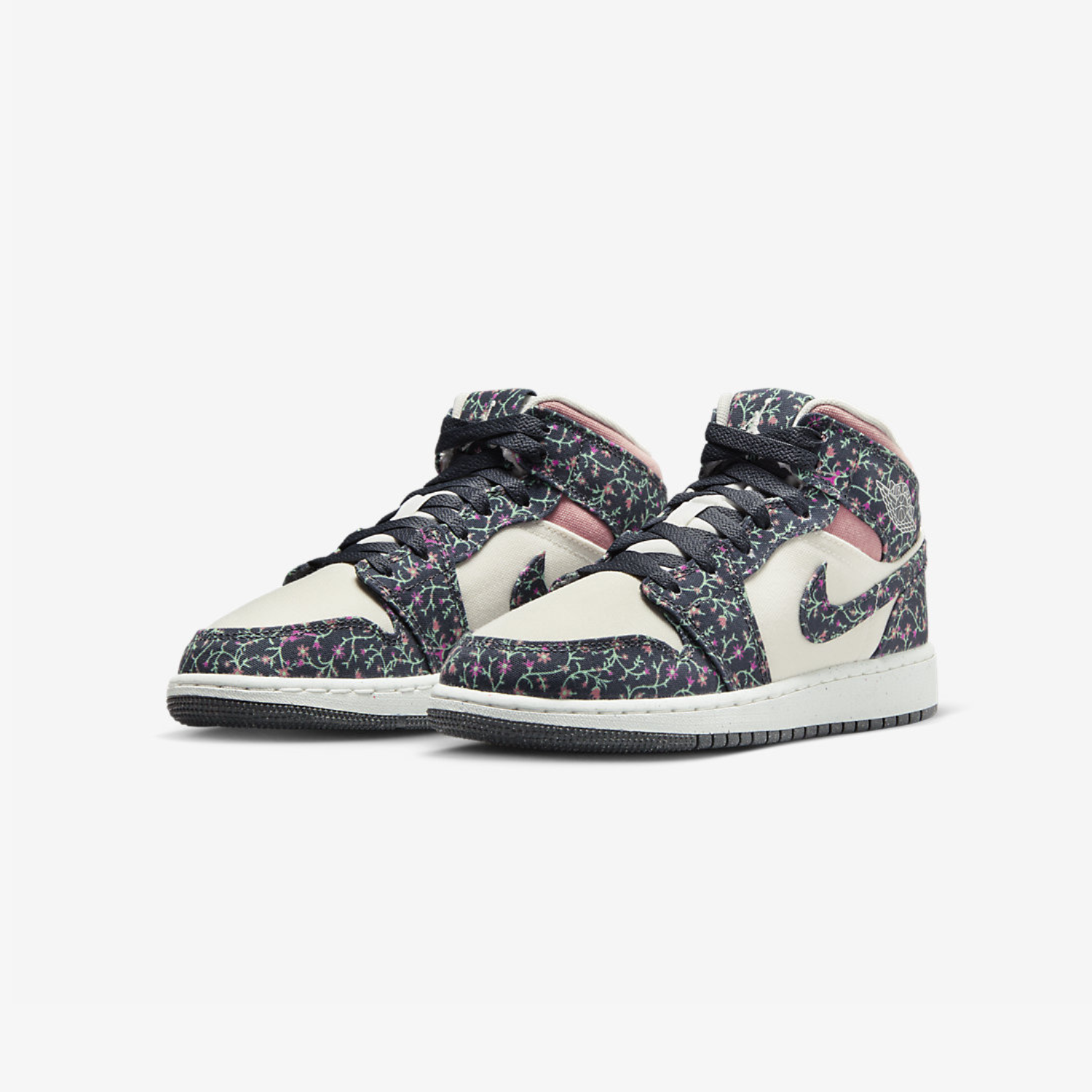 Air Jordan 1 Mid "Floral Canvas"