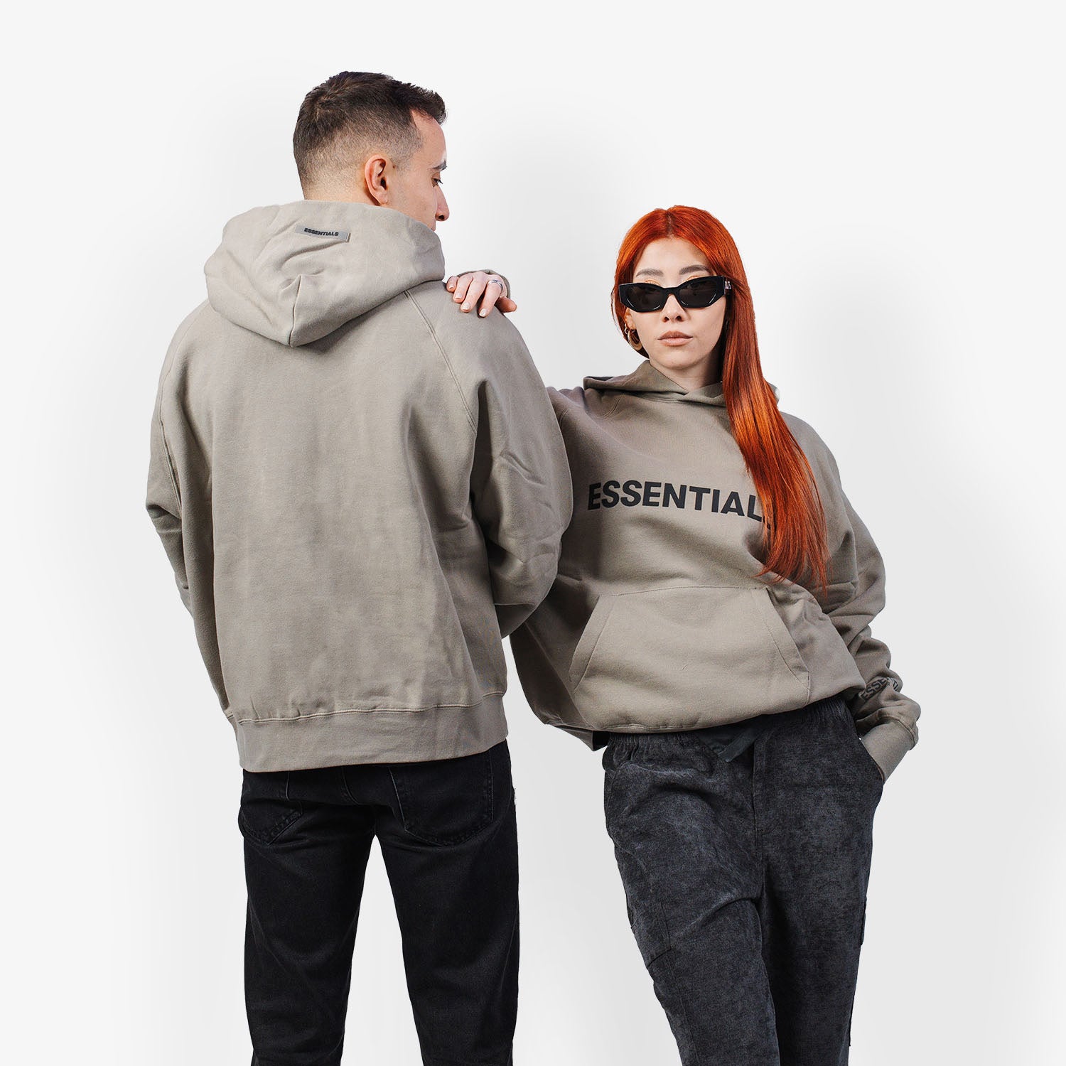 Hanorac Essentials Fear of God Applique "Cement"