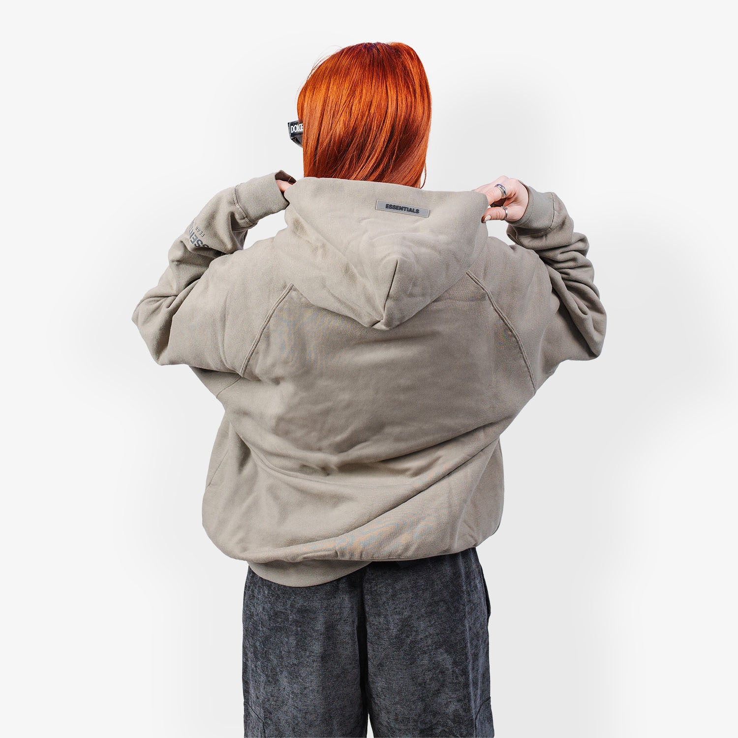 Hanorac Essentials Fear of God Applique "Cement"