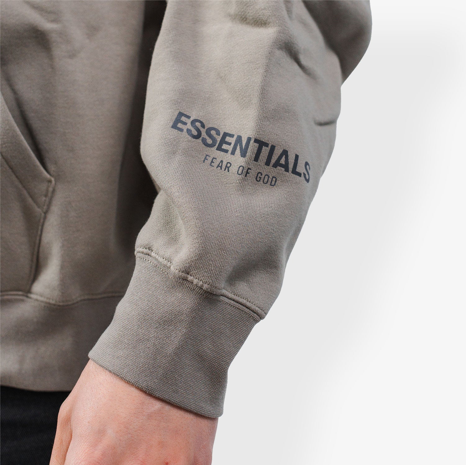 Hanorac Essentials Fear of God Applique "Cement"