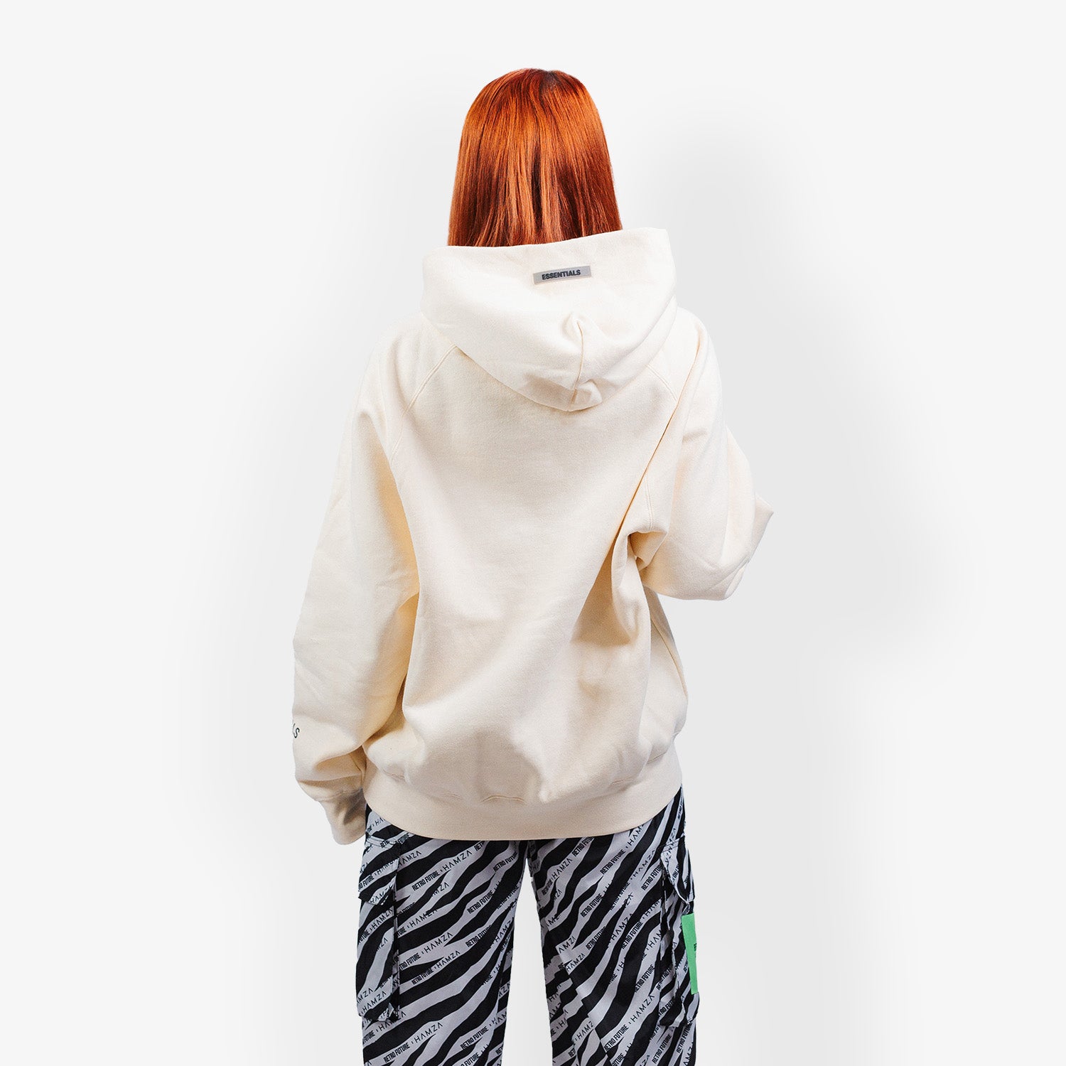 Hanorac Essentials Fear of God Applique "Cream"