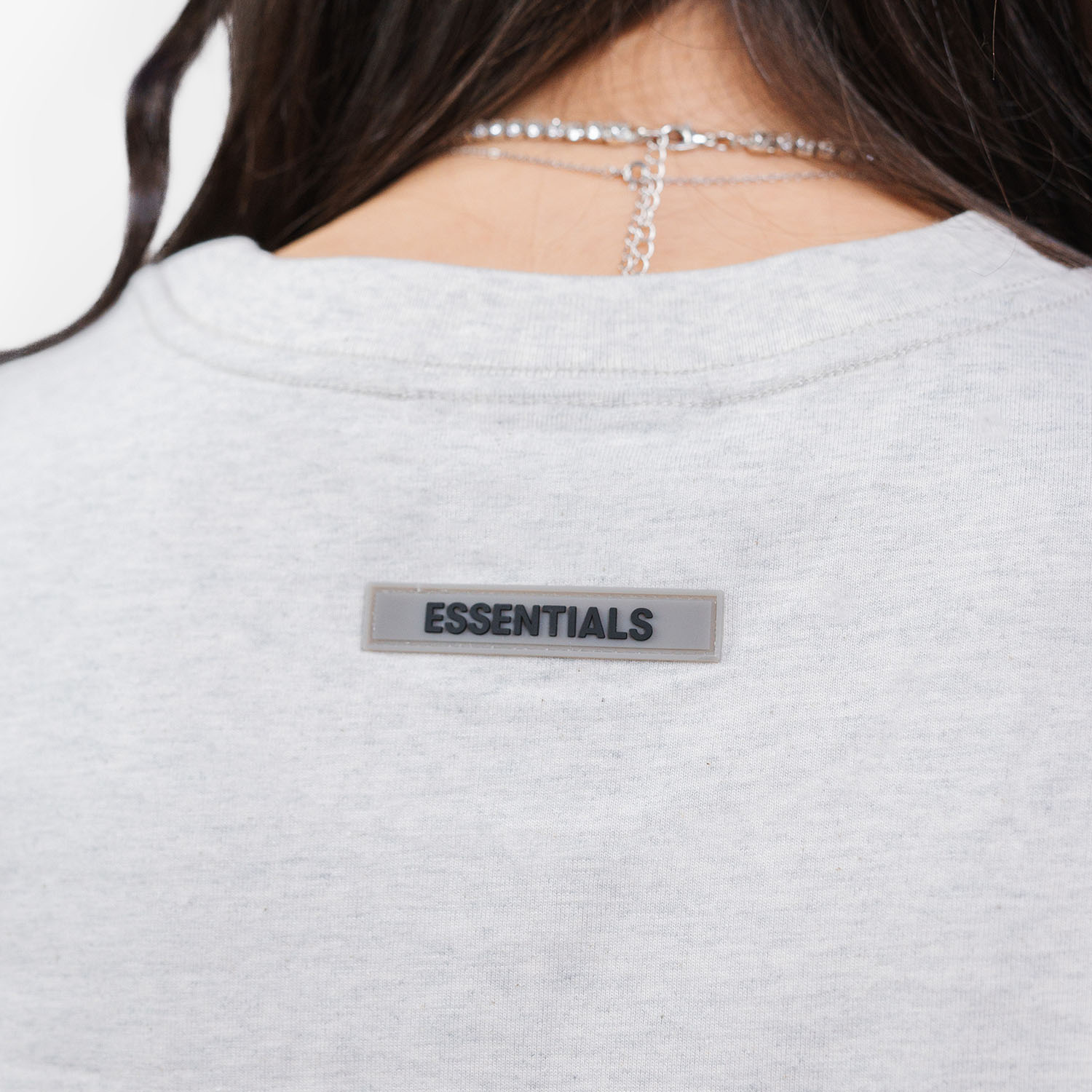 Tricou Essentials Fear of God Applique "Oatmeal"