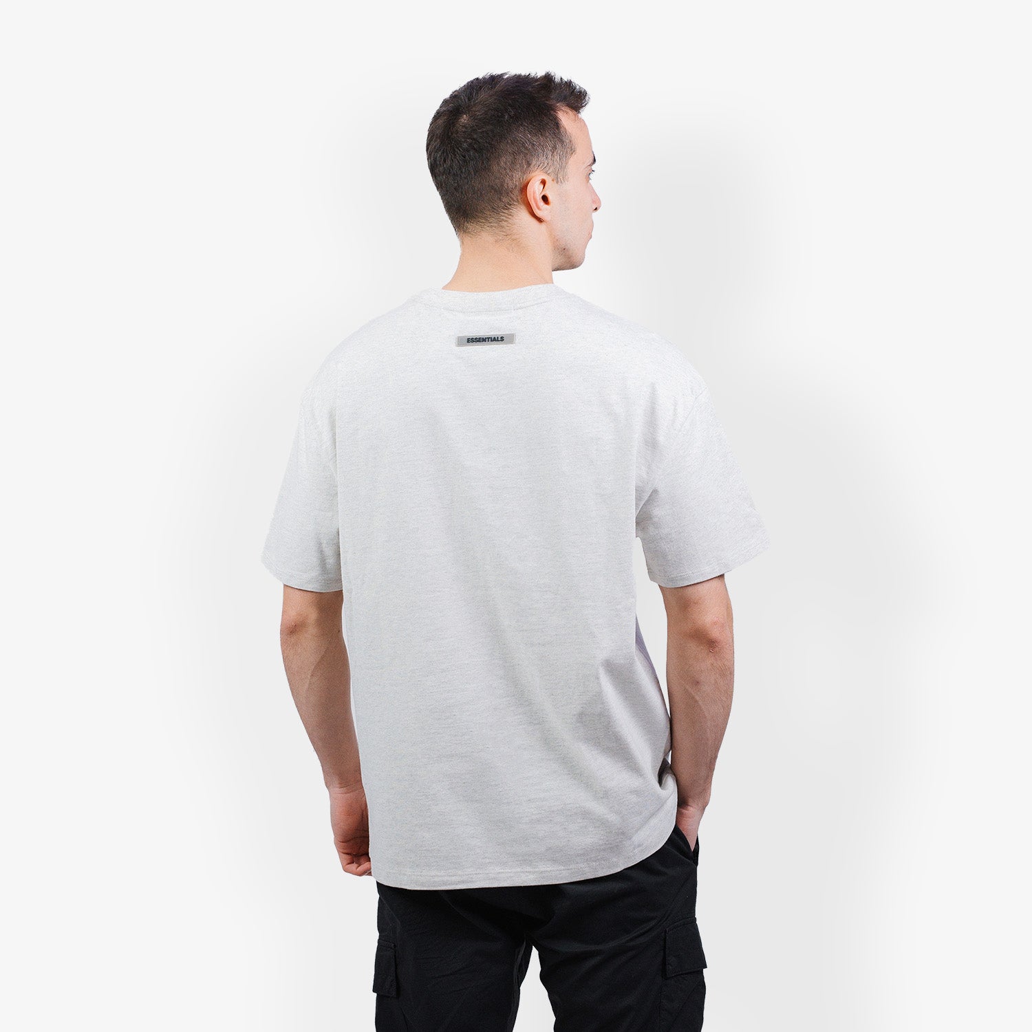 Tricou Essentials Fear of God Applique "Oatmeal"