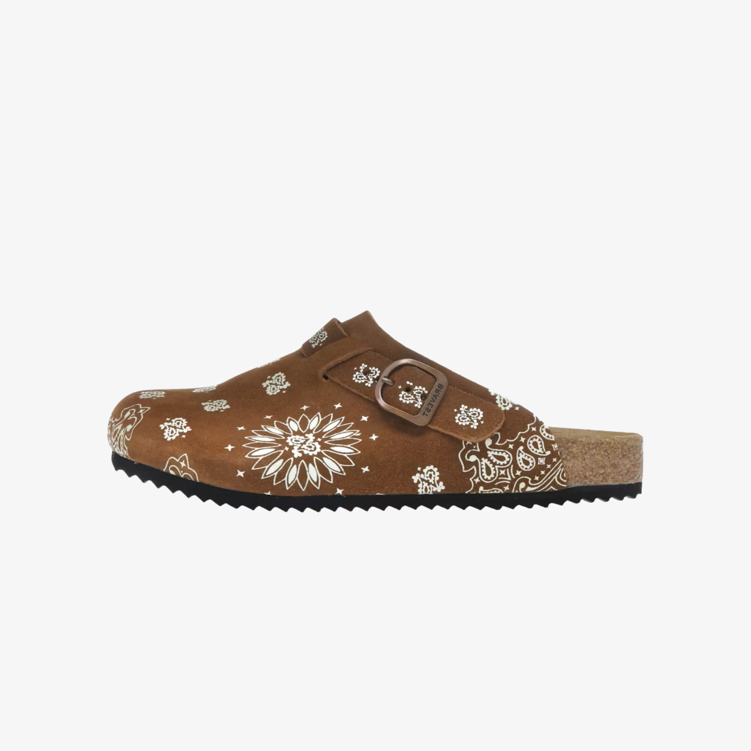 Bravest Studios Suede Paisley Clogs "Hazel"