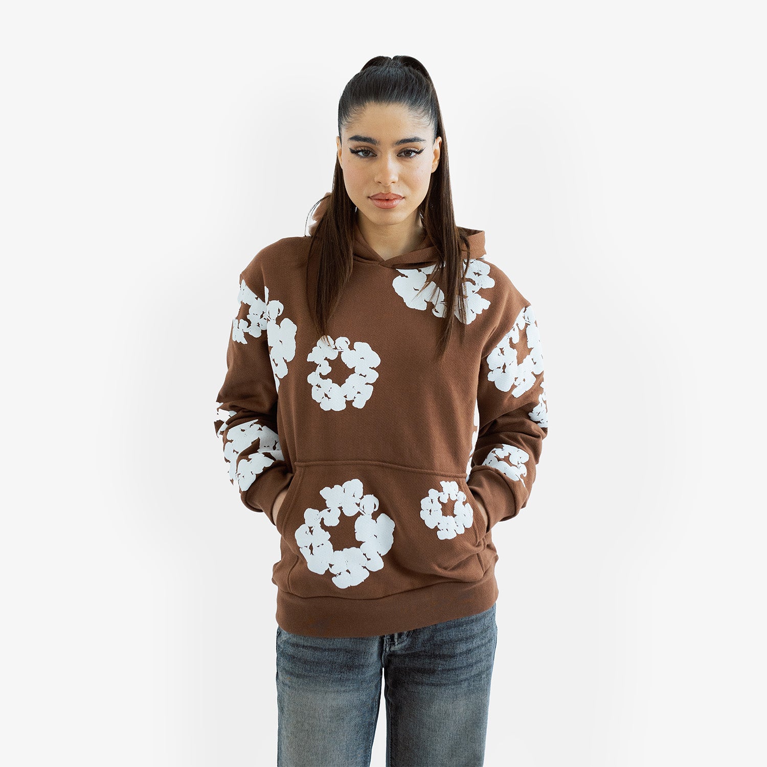 Hanorac Denim Tears "Brown White"