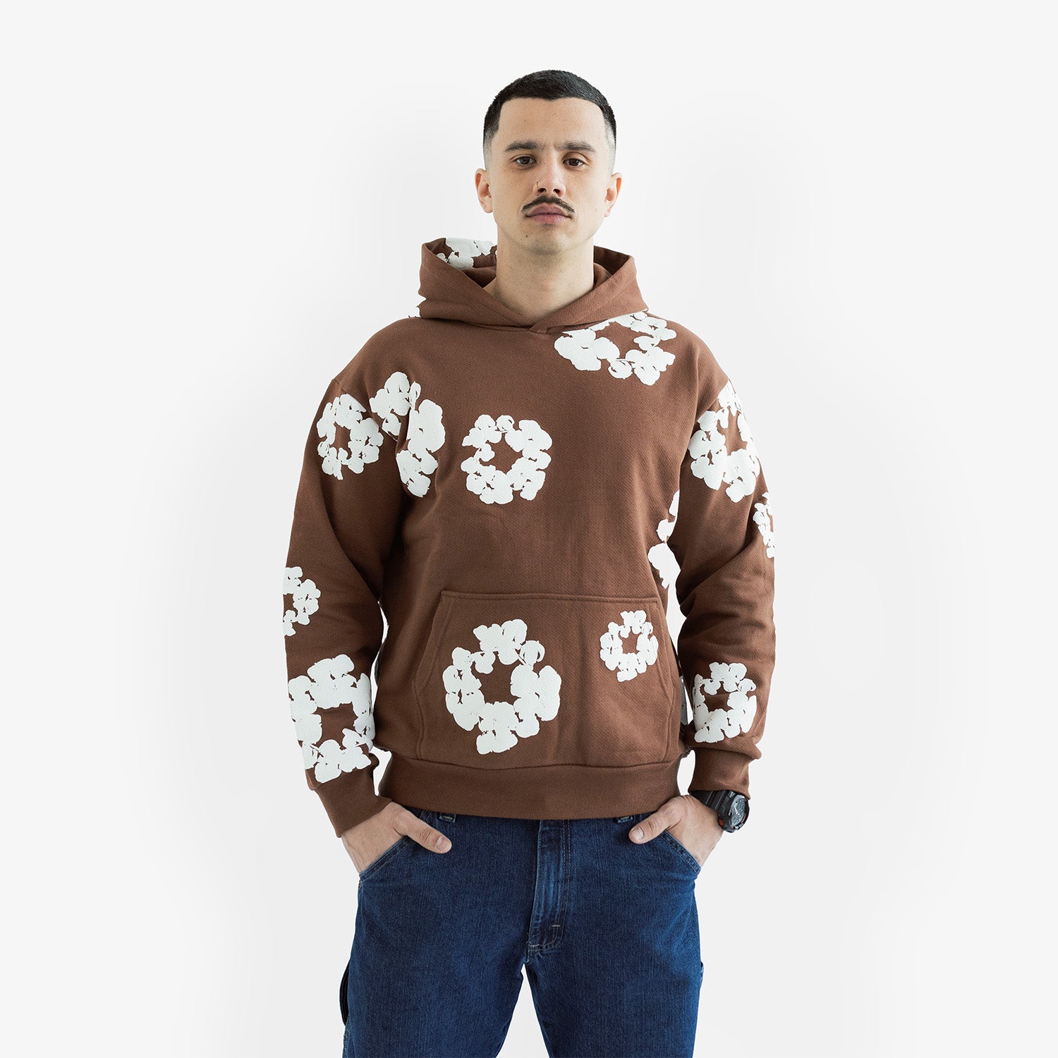 Hanorac Denim Tears "Brown White"