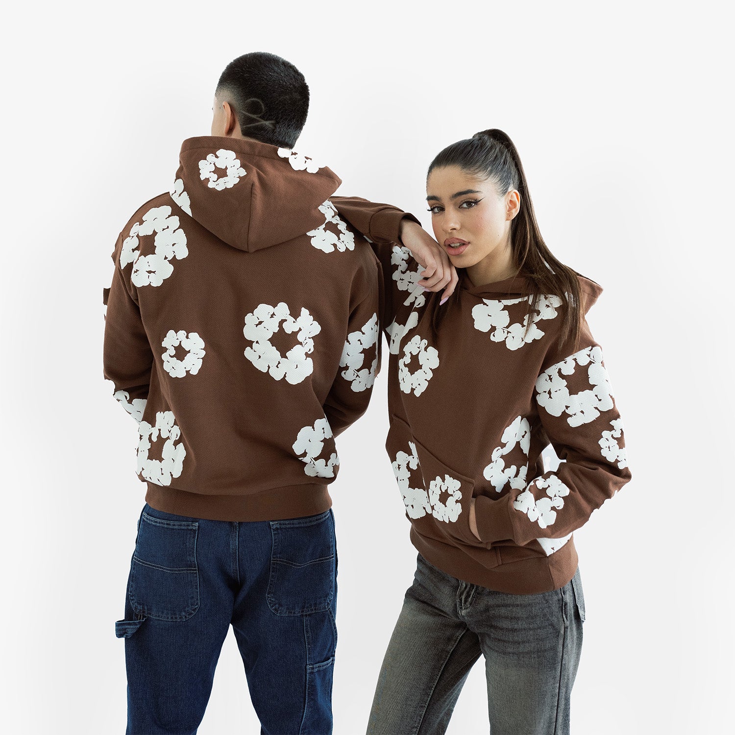 Hanorac Denim Tears "Brown White"