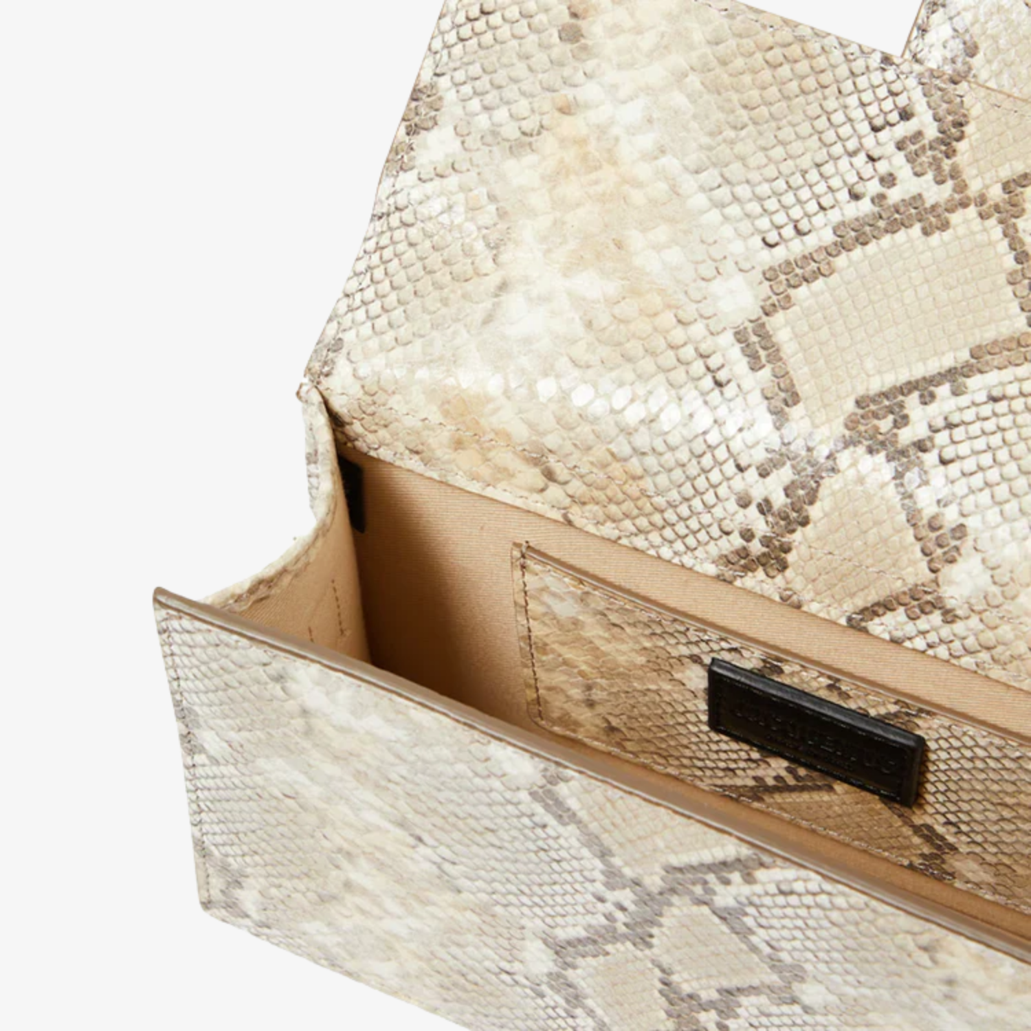 Geanta Jacquemus Le Grand Bambino "Phython Skin"