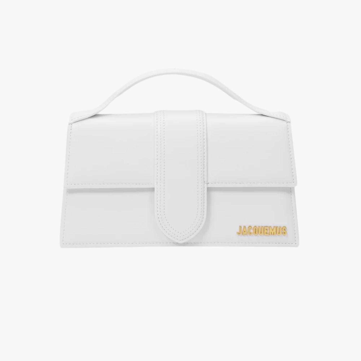 Geanta Jacquemus Le Grand Bambino "White Gold"