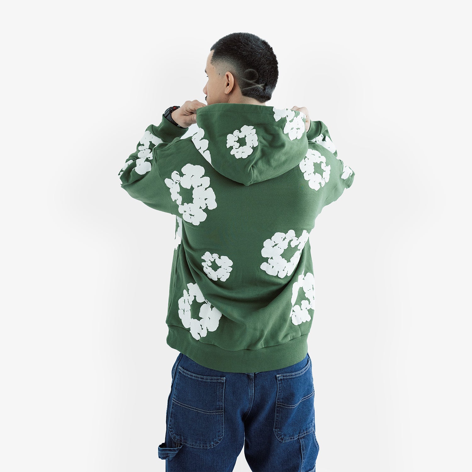 Hanorac Denim Tears "Green White"