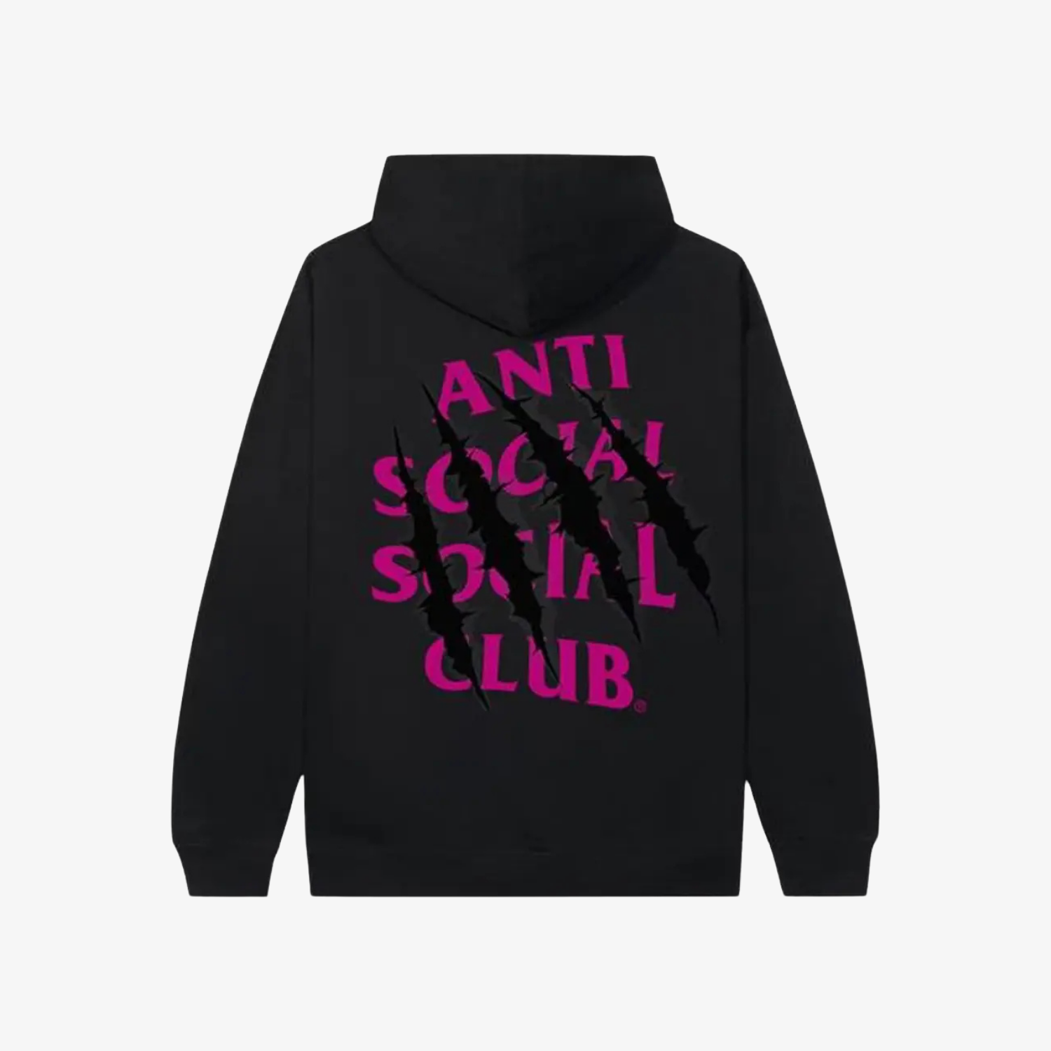 Hanorac Anti Social Social Club "Black Purple Scratch"