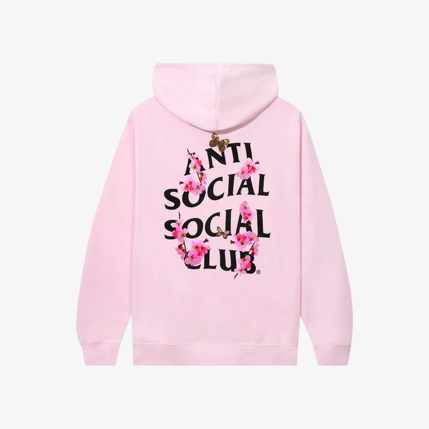 Hanorac Anti Social Social Club "Pink Butterfly"