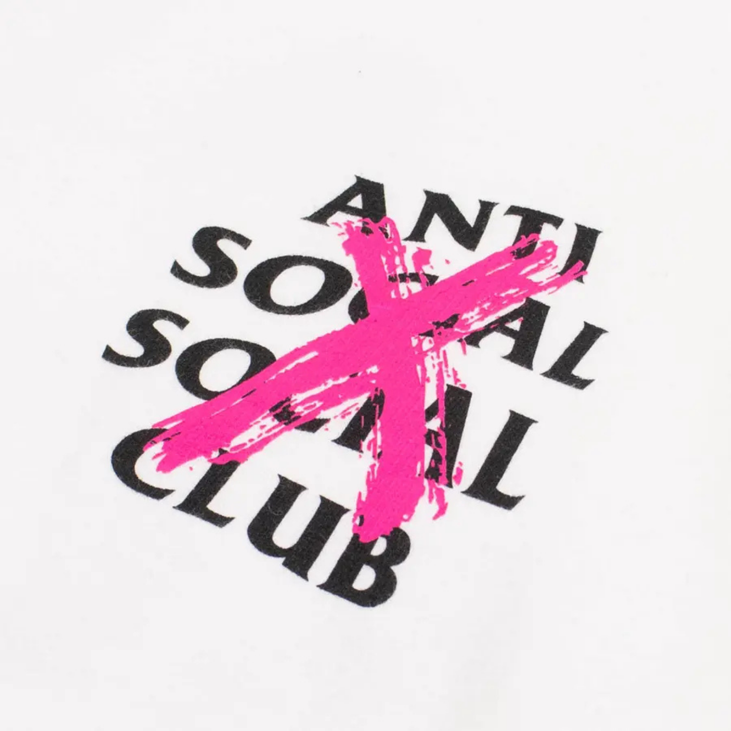 Hanorac Anti Social Social Club "X White Pink"