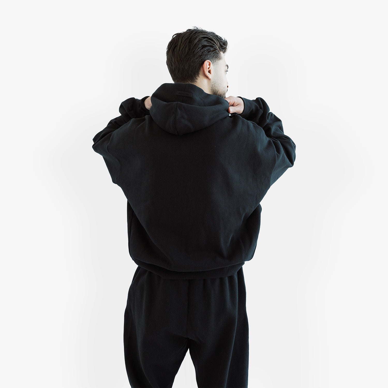 Set Hanorac & Pantaloni Essentials Fear Of God "Jet Black"