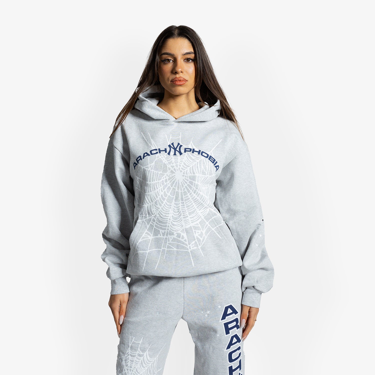 Hanorac Sp5der "Ash Grey NY"