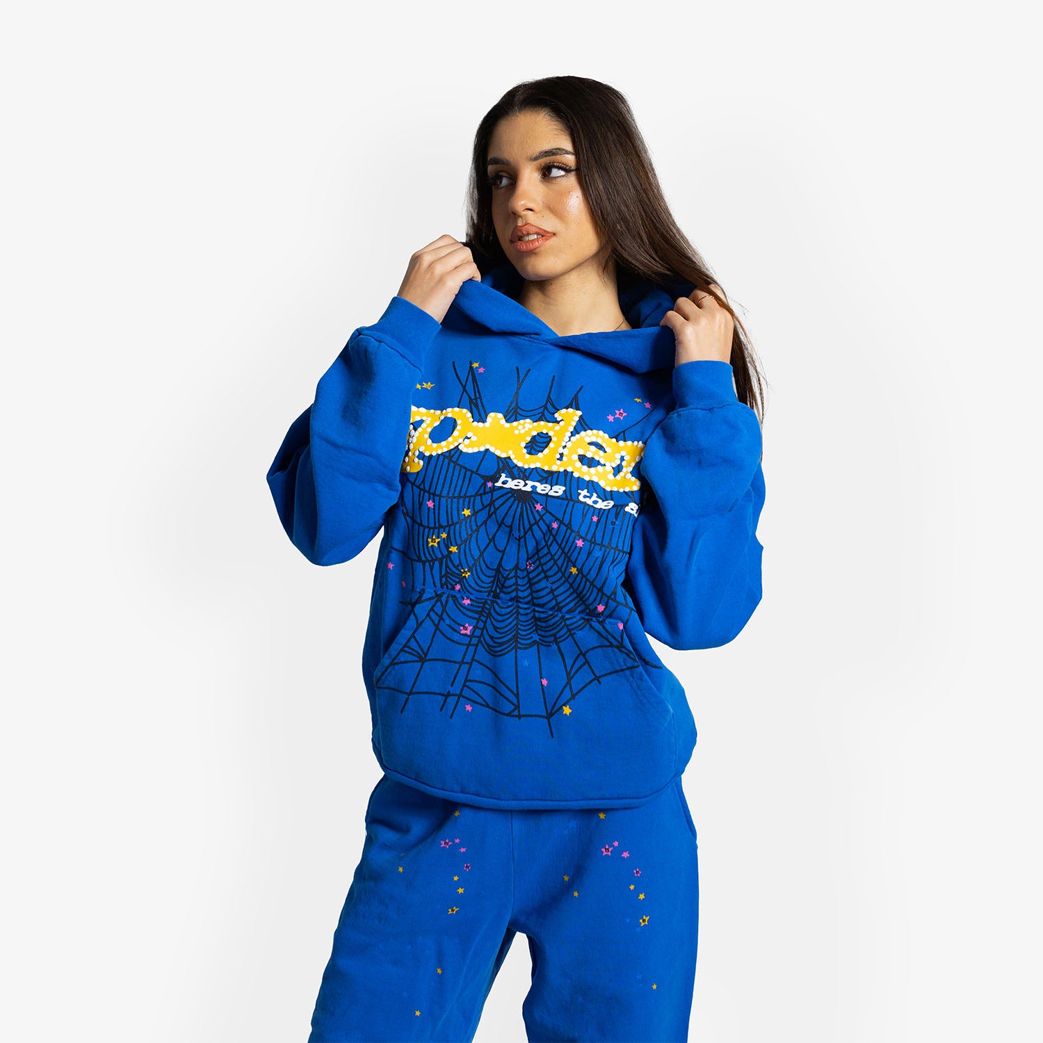 Hanorac Sp5der "Blue Yellow TC"