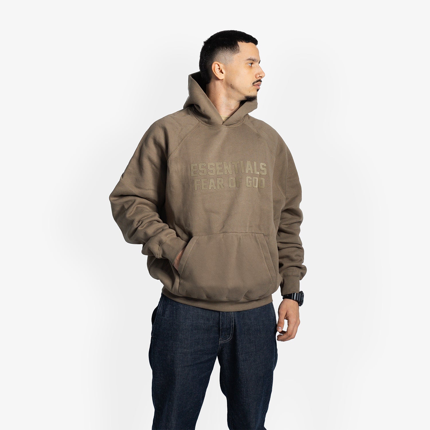 Set Hanorac & Pantaloni Essentials Fear Of God "Wood"