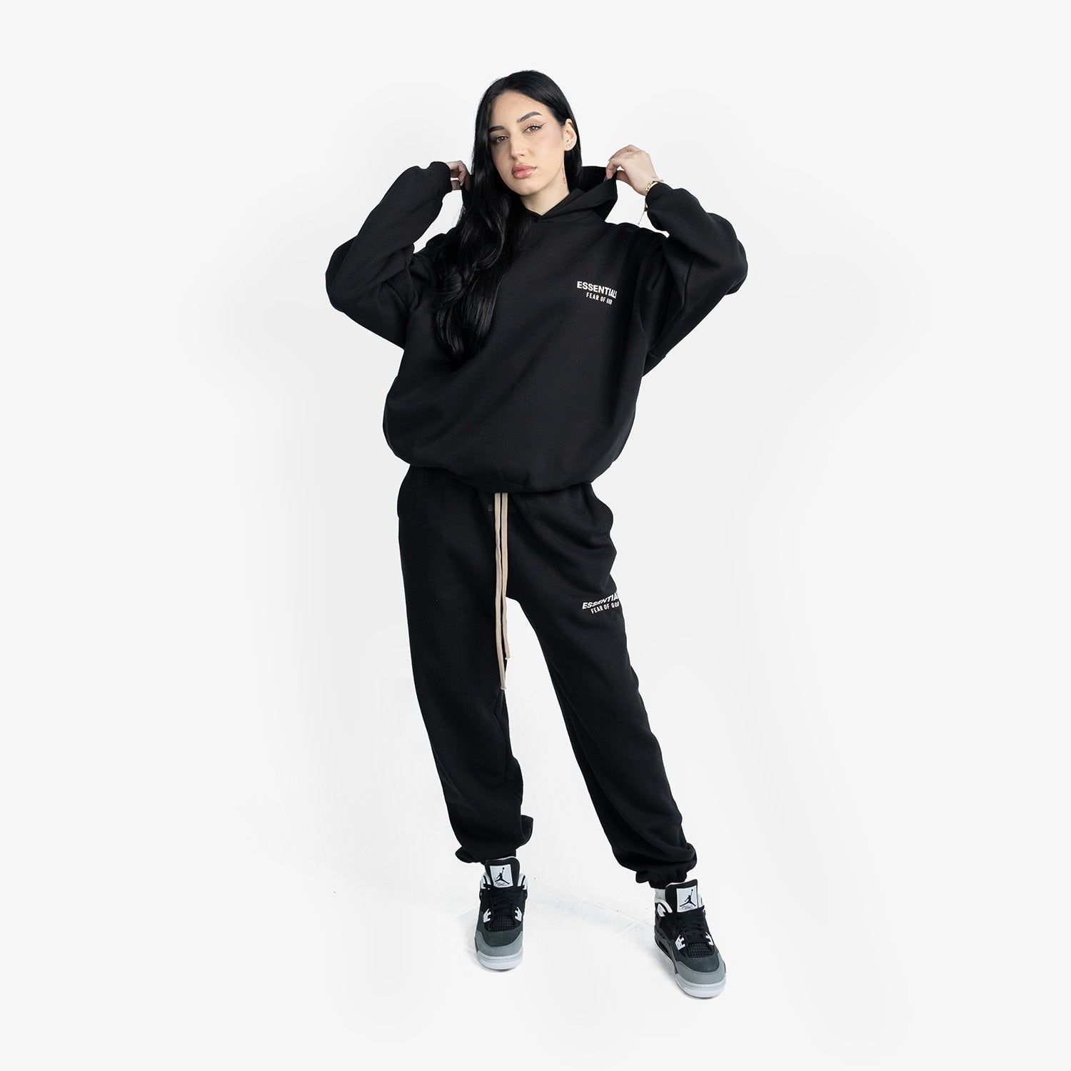 Hanorac Essentials Fear Of God "Black White"