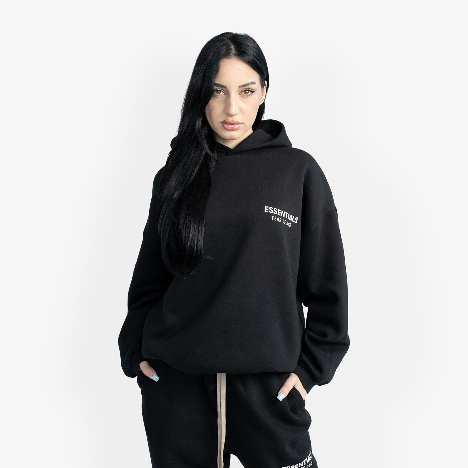 Hanorac Essentials Fear Of God "Black White"