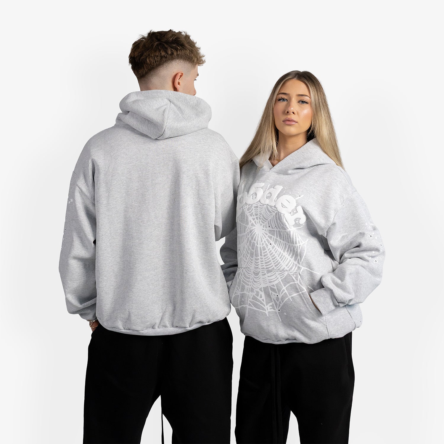 Hanorac Sp5der "Grey Web"