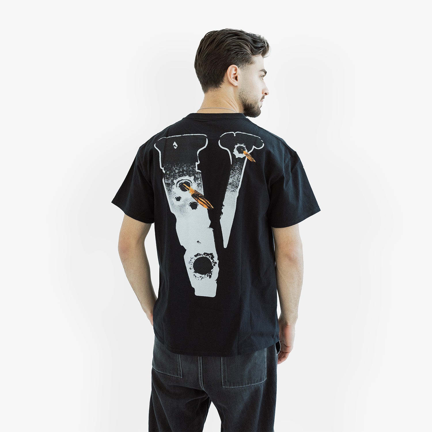 Tricou Pop Smoke x Vlone "Hawk'Em"