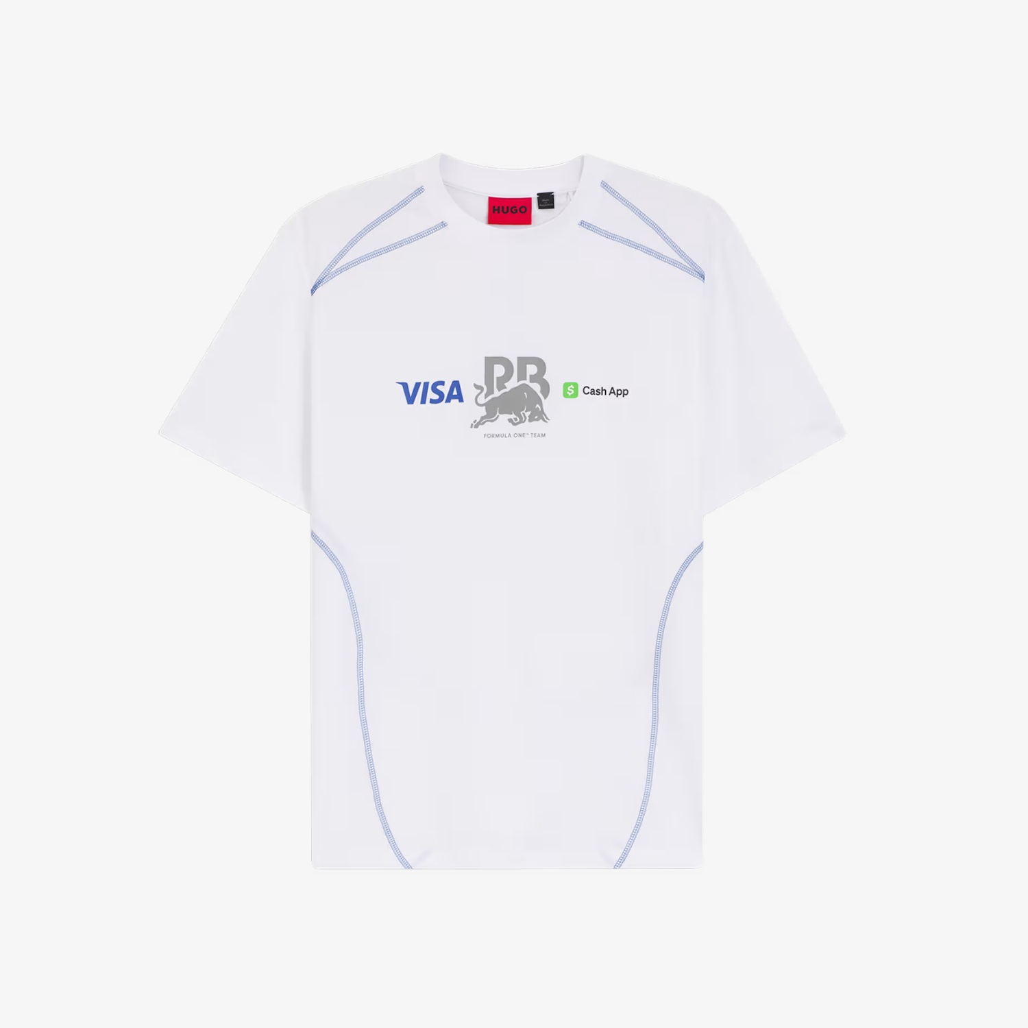 Tricou Hugo x Red Bull Racing Bulls x Visa Cash App "White"