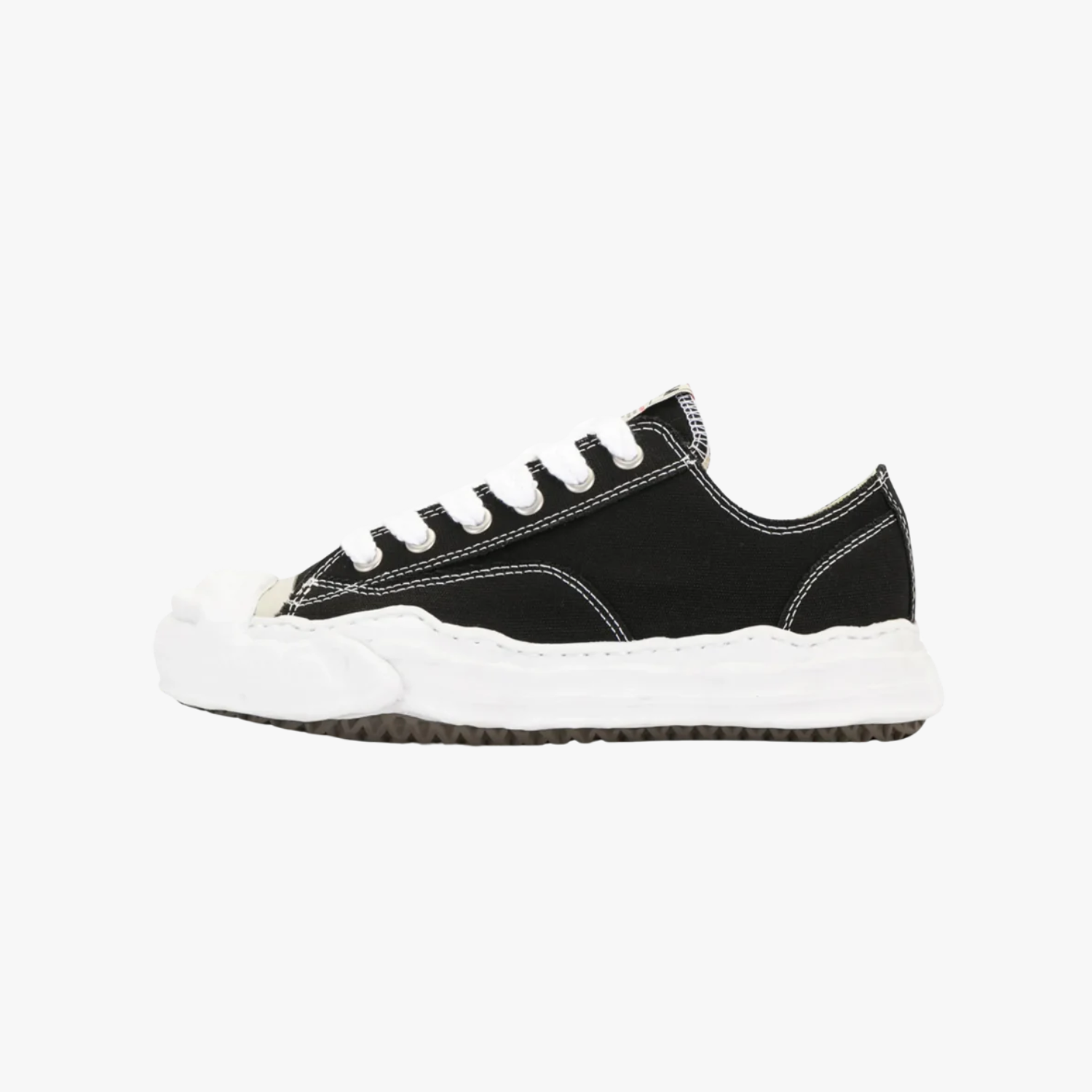 Maison Mihara Yasuhiro Hank OG Sole Canvas Low Black | Unfazed