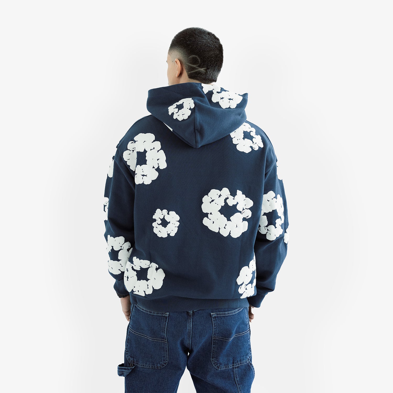 Hanorac Denim Tears "Navy White"