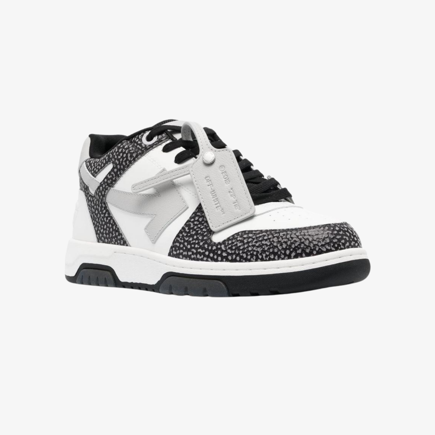 Off White Out Of Office Low-Top "Black White"