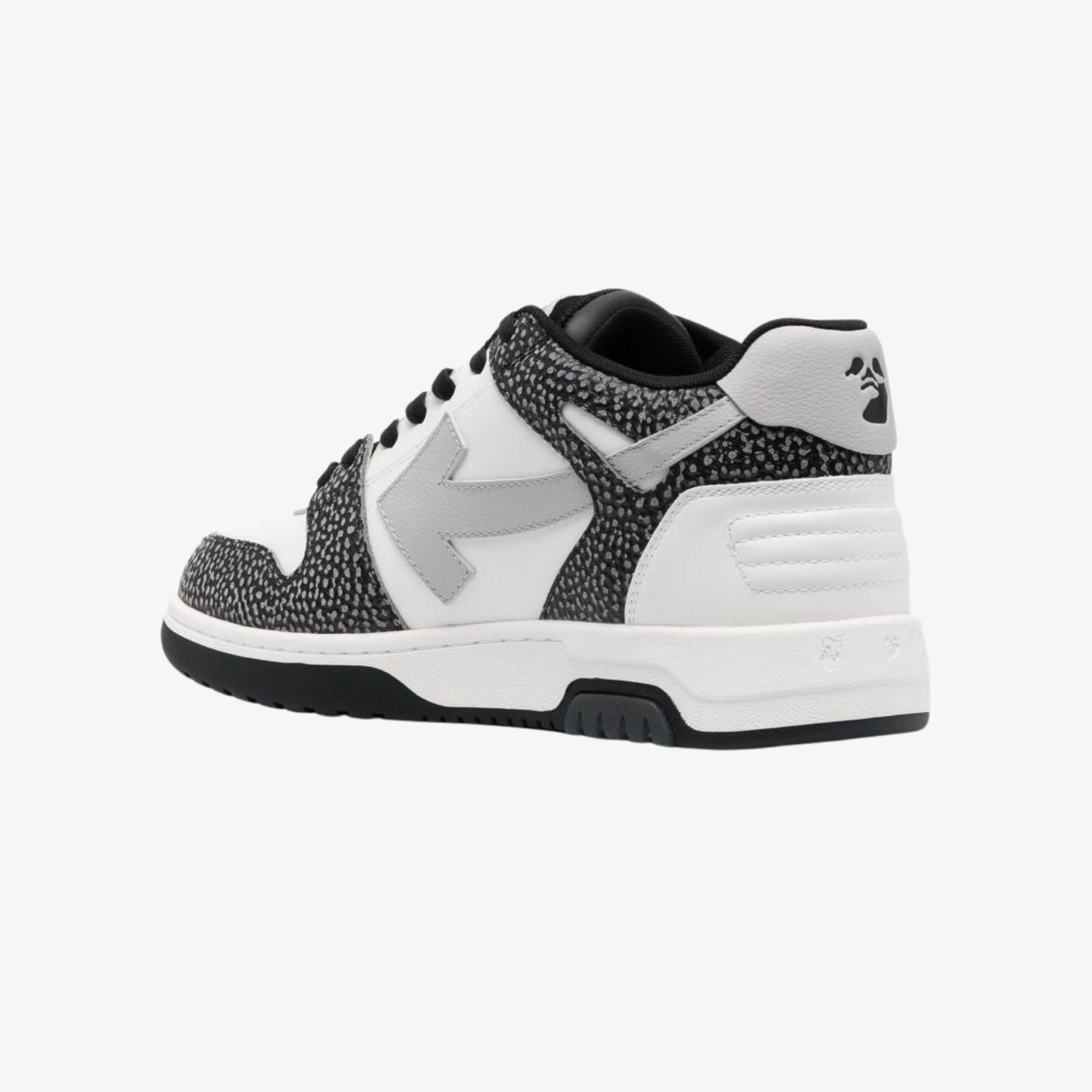 Off White Out Of Office Low-Top "Black White"