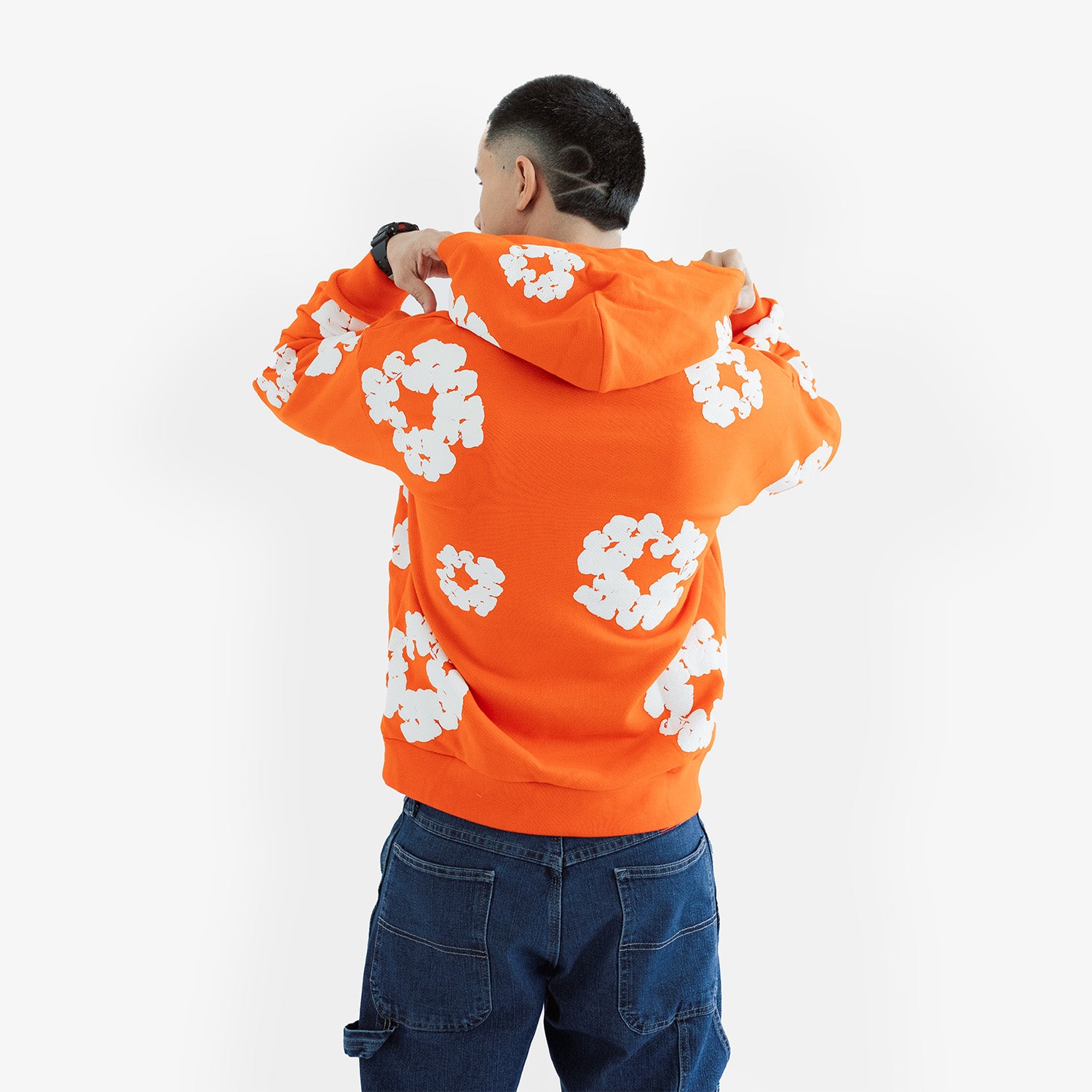 Hanorac Denim Tears "Orange White"