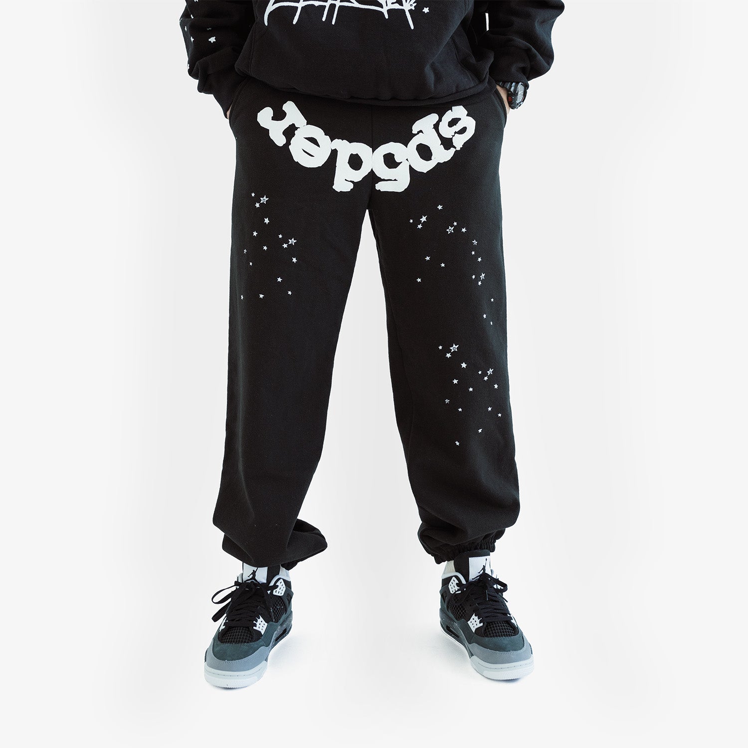 Pantaloni Sp5der "Black Web"