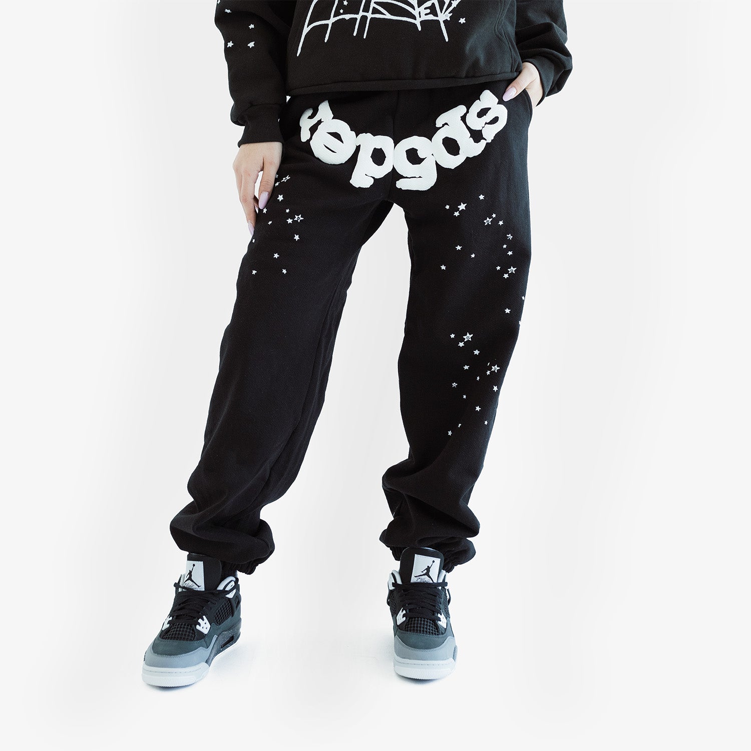 Pantaloni Sp5der "Black Web"