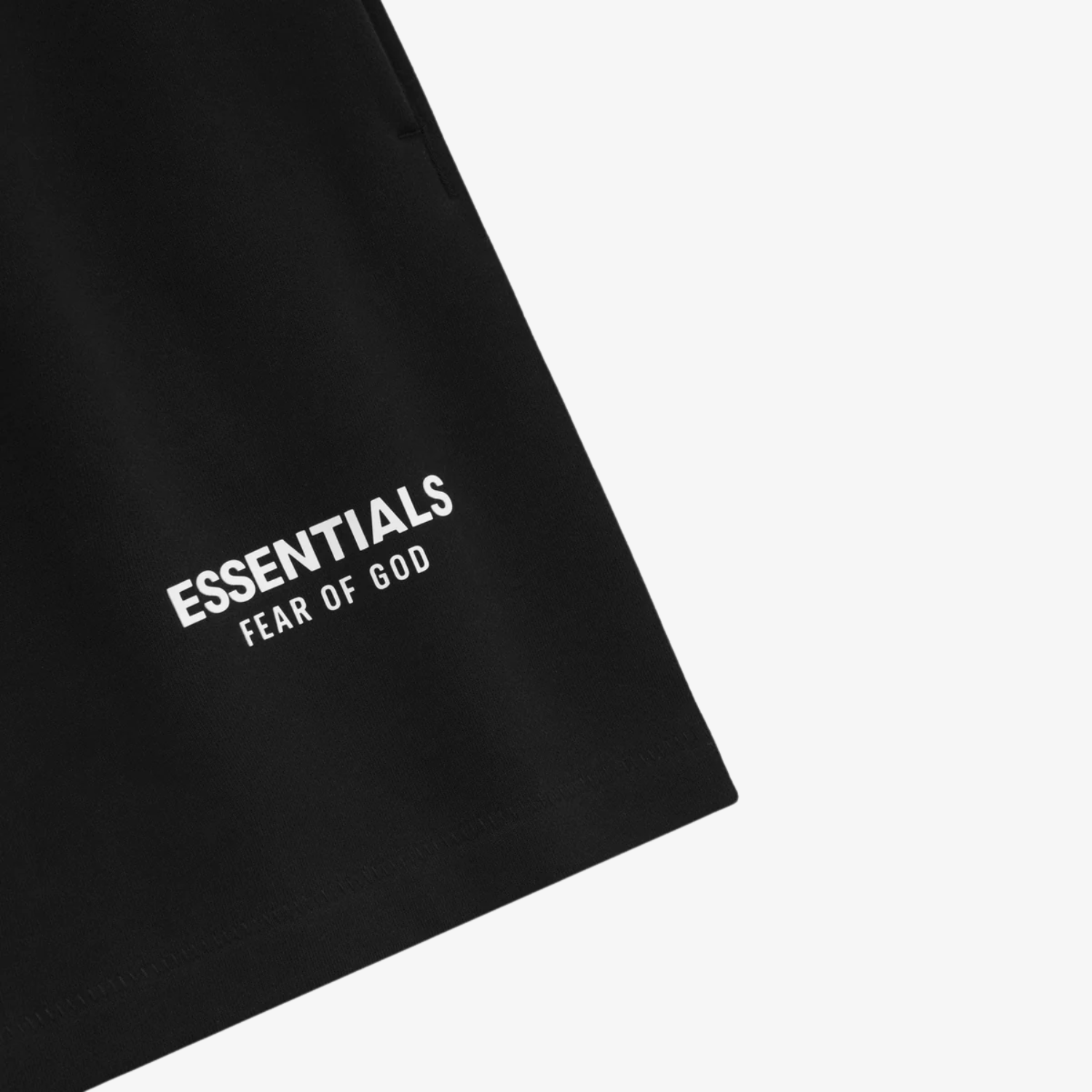 Pantaloni Scurti Essentials Fear of God "Jet Black SS25"