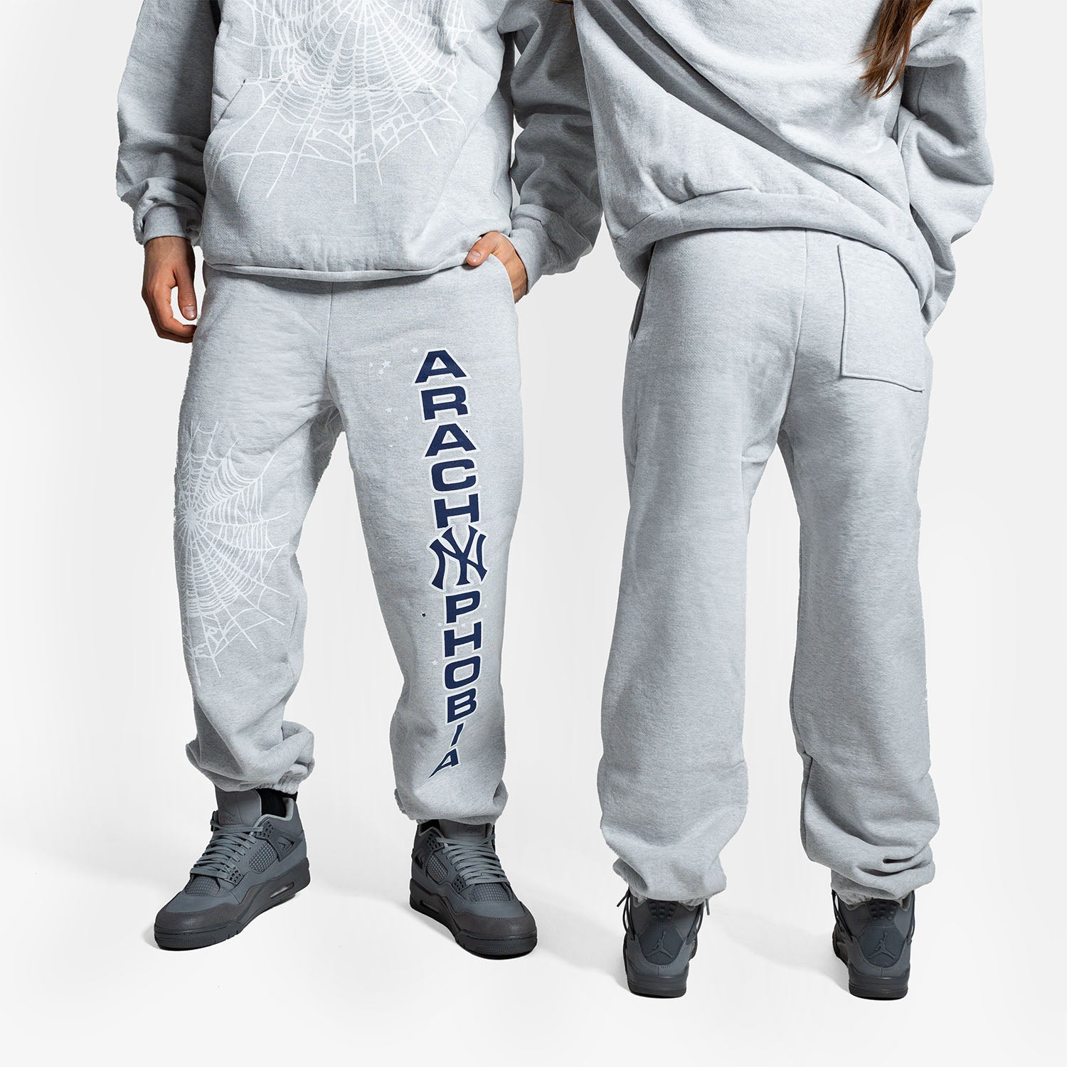 Pantaloni Trening SP5DER "Ash Grey NY"