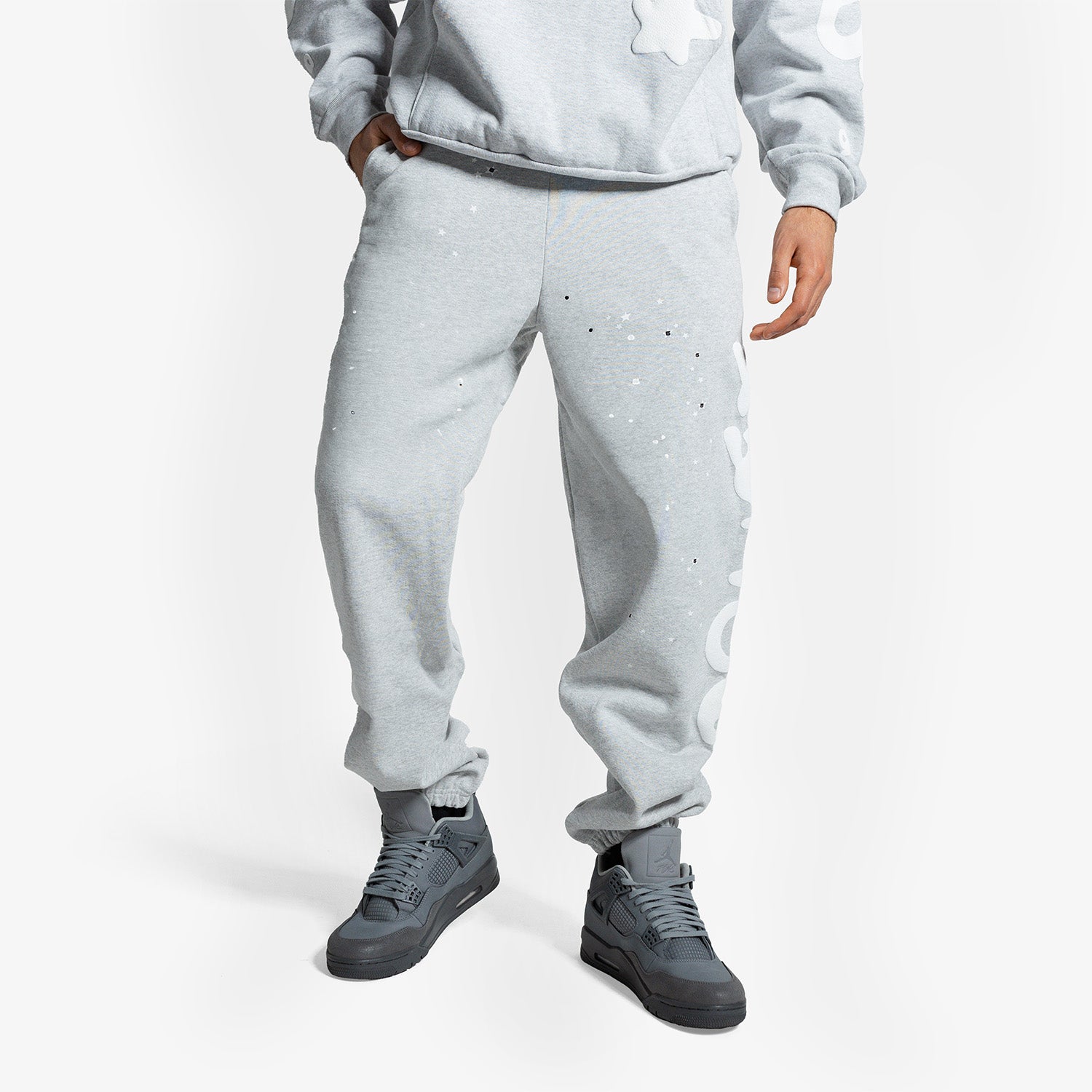 Pantaloni Trening SP5DER "Grey Beluga"