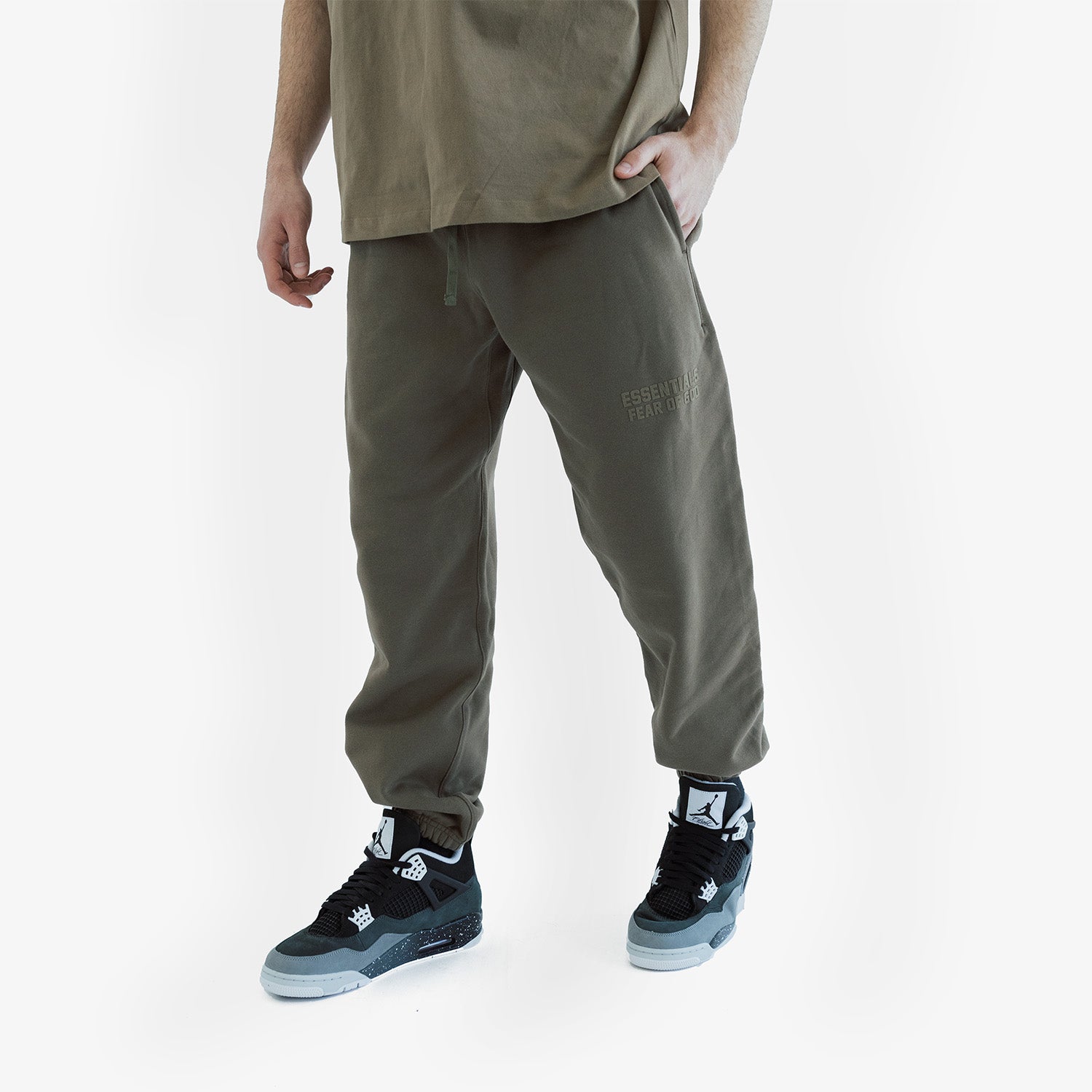 Pantaloni Trening Essentials Fear Of God "Wood"