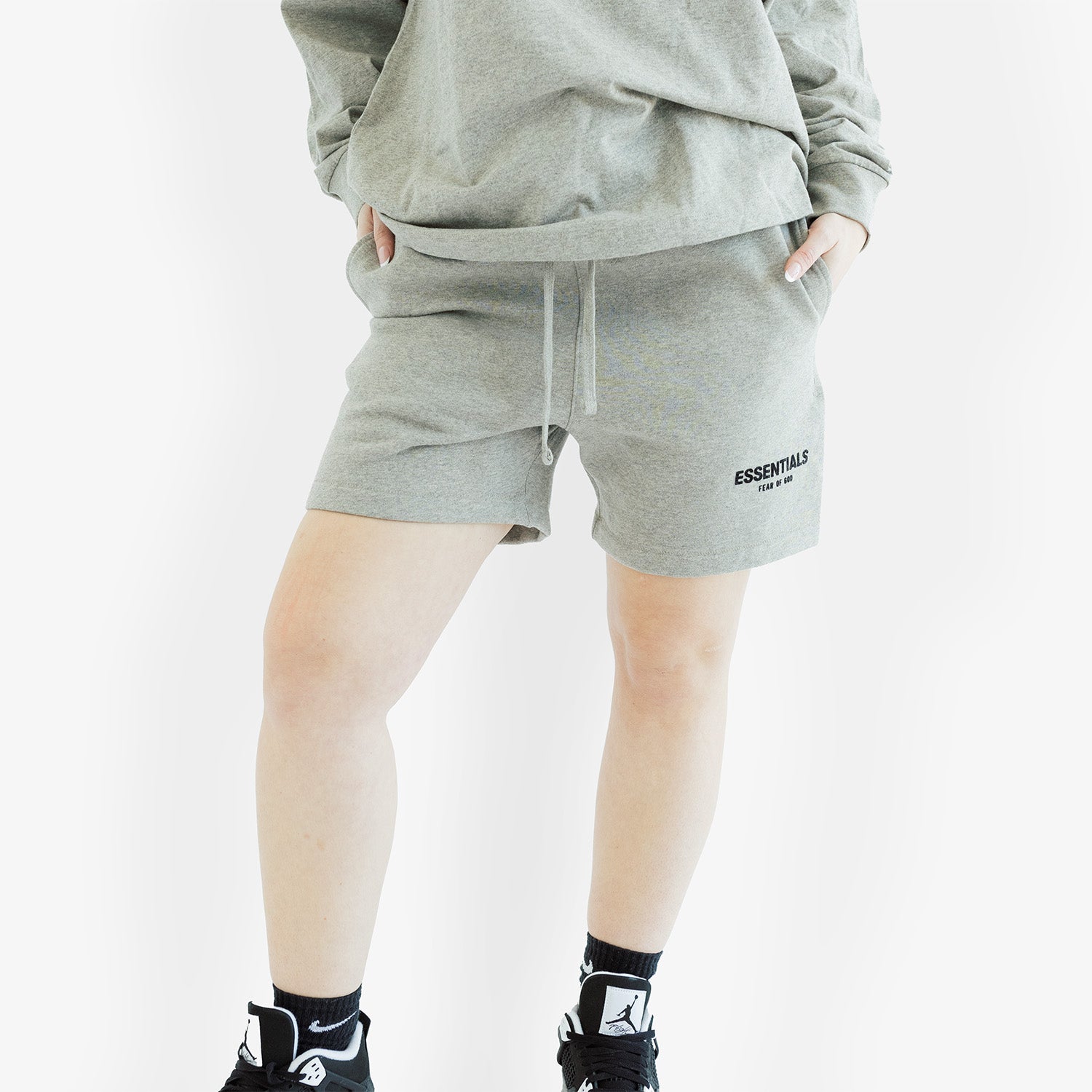 Pantaloni Scurti Essentials Fear of God "Dark Oatmeal"