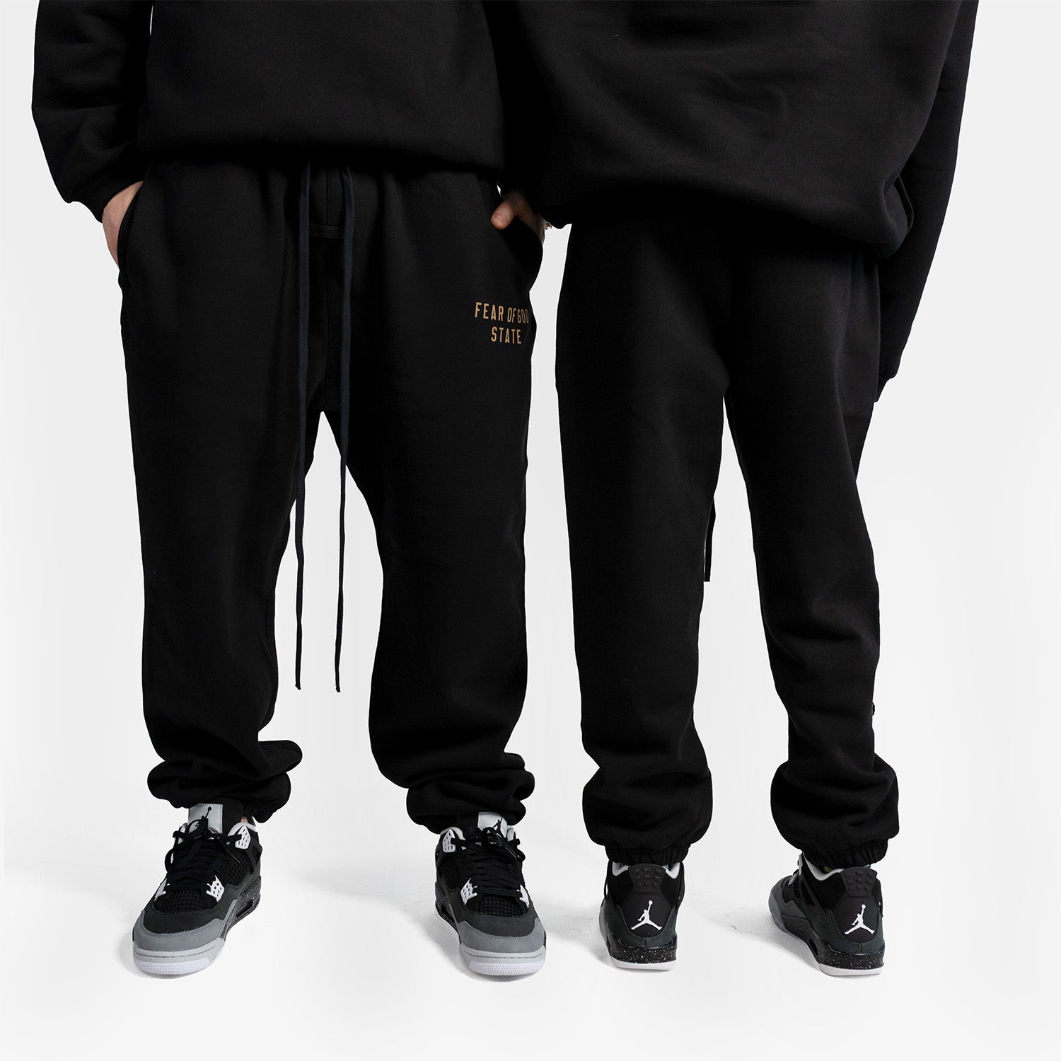 Set Hanorac & Pantaloni Lungi Essentials Fear Of God "Black Gold"