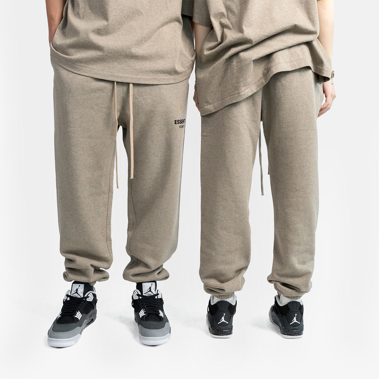 Set Hanorac & Pantaloni Lungi Essentials Fear Of God "Heather Grey"
