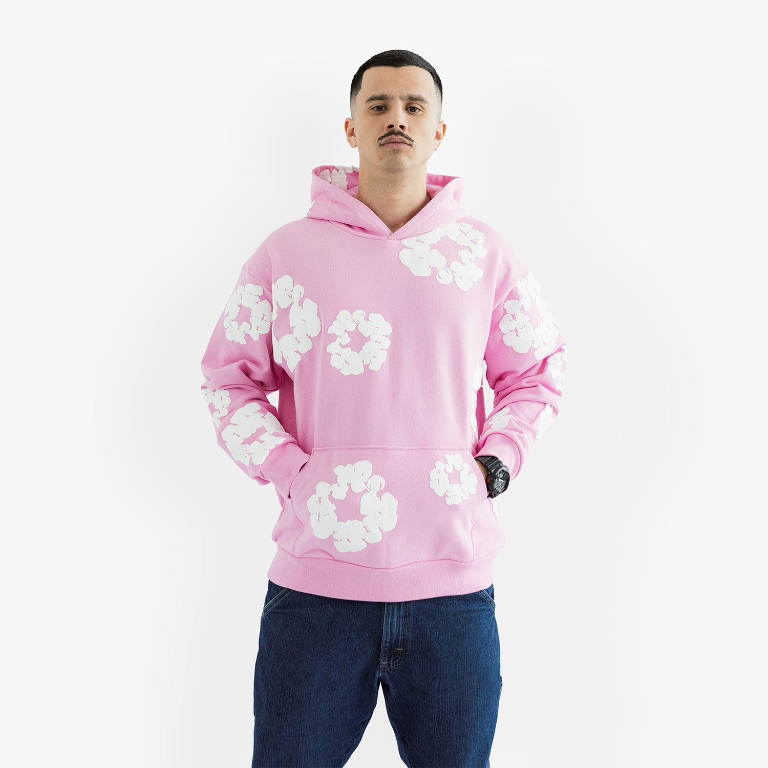 Hanorac Denim Tears "Pink White"