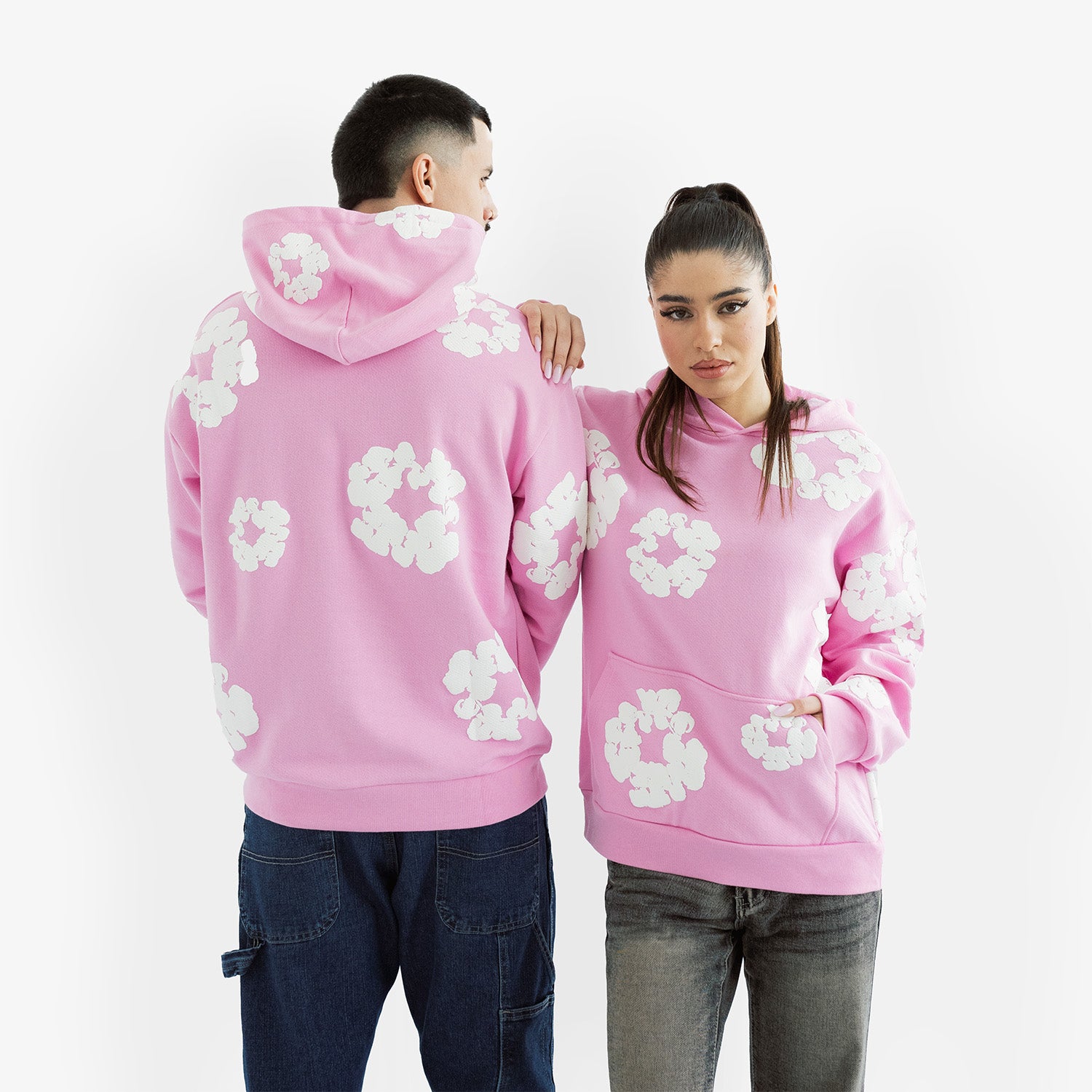 Hanorac Denim Tears "Pink White"