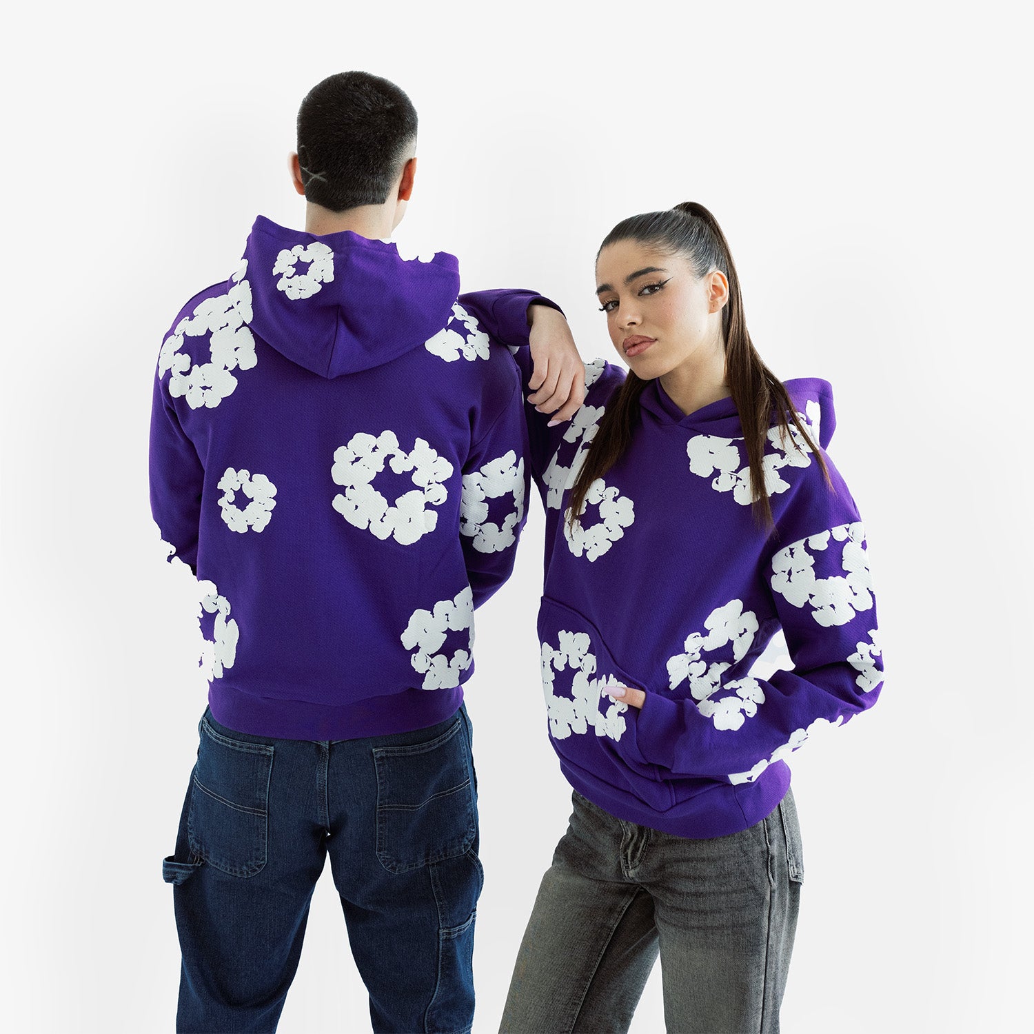 Hanorac Denim Tears "Purple White"