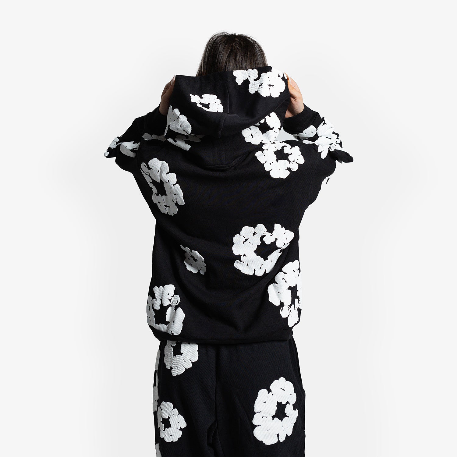 Set Hanorac & Pantaloni Denim Tears "Black White"