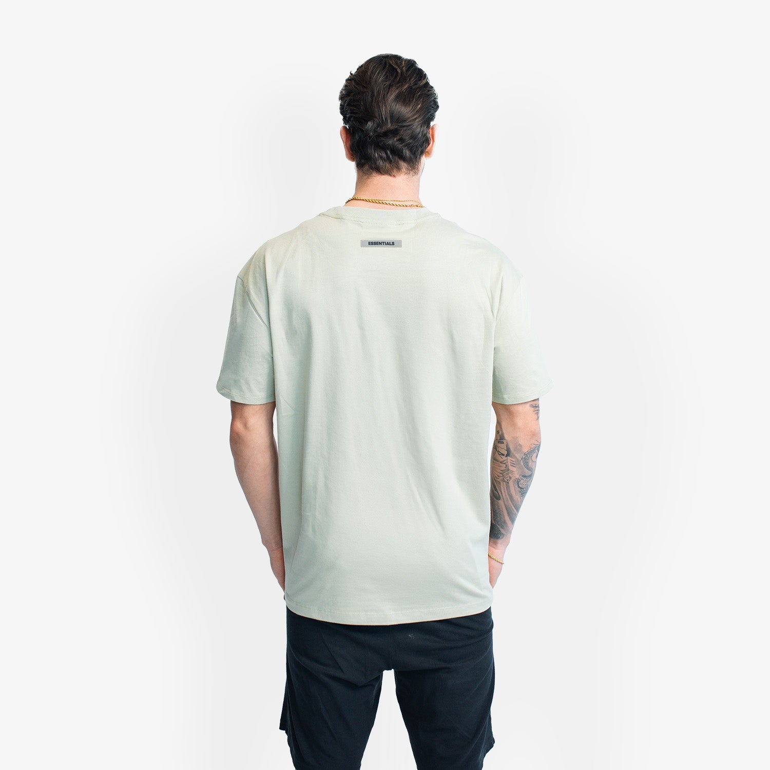 Tricou Essentials Fear of God Applique "Avocado"
