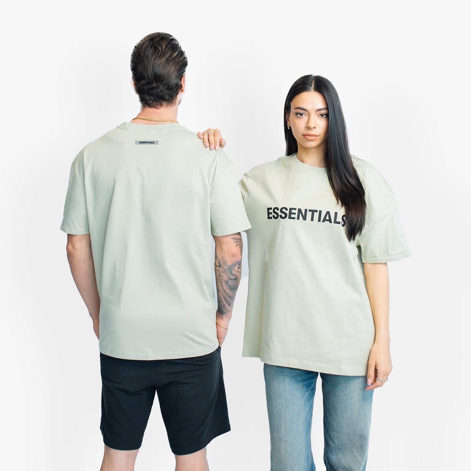 Tricou Essentials Fear of God Applique "Avocado"